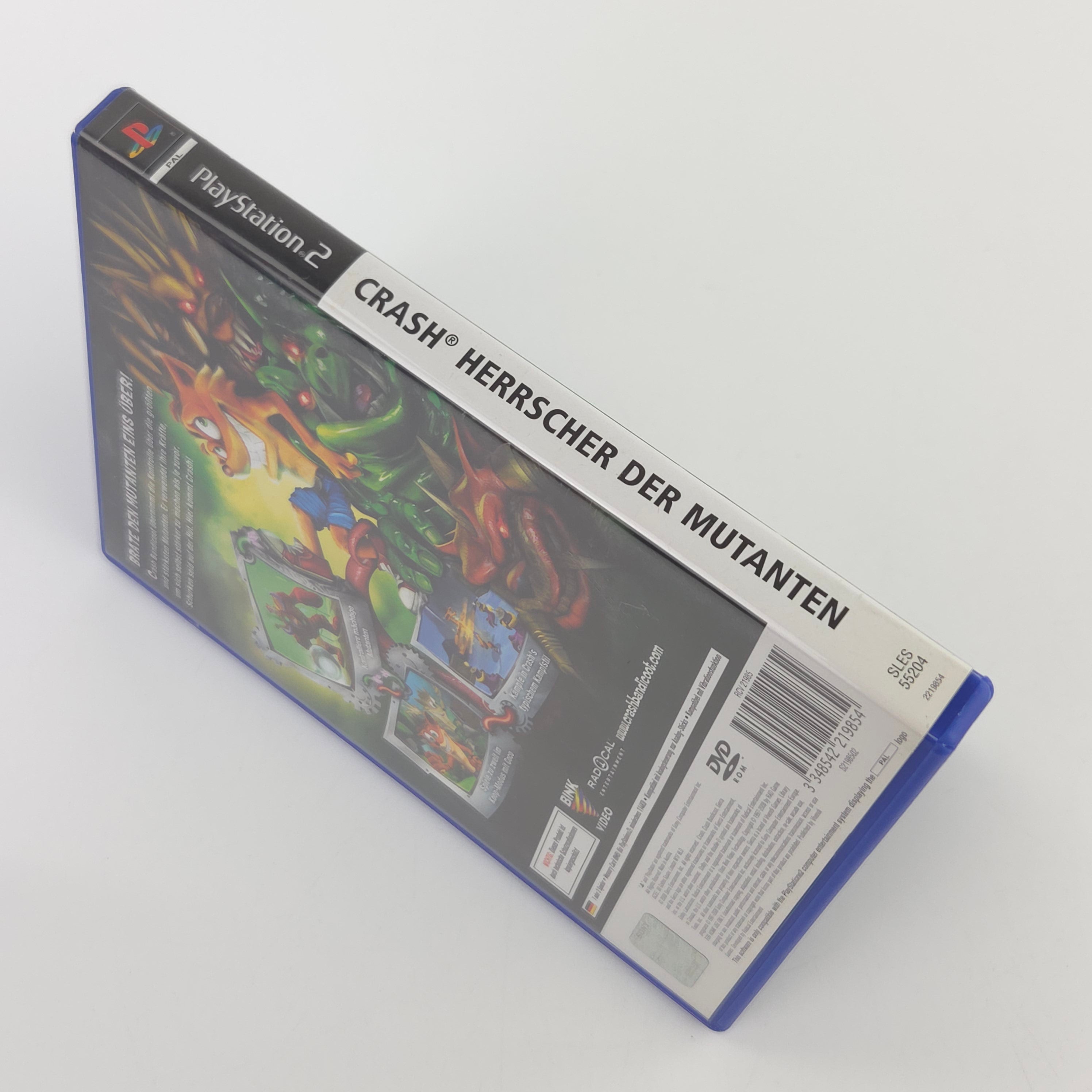 Playstation 2 Spiel Crash Herrscher der Mutanten PS2 OVP