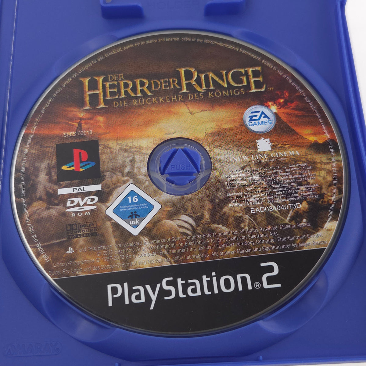 Playstation 2 Spiel Der Herr Der Ringe OVP