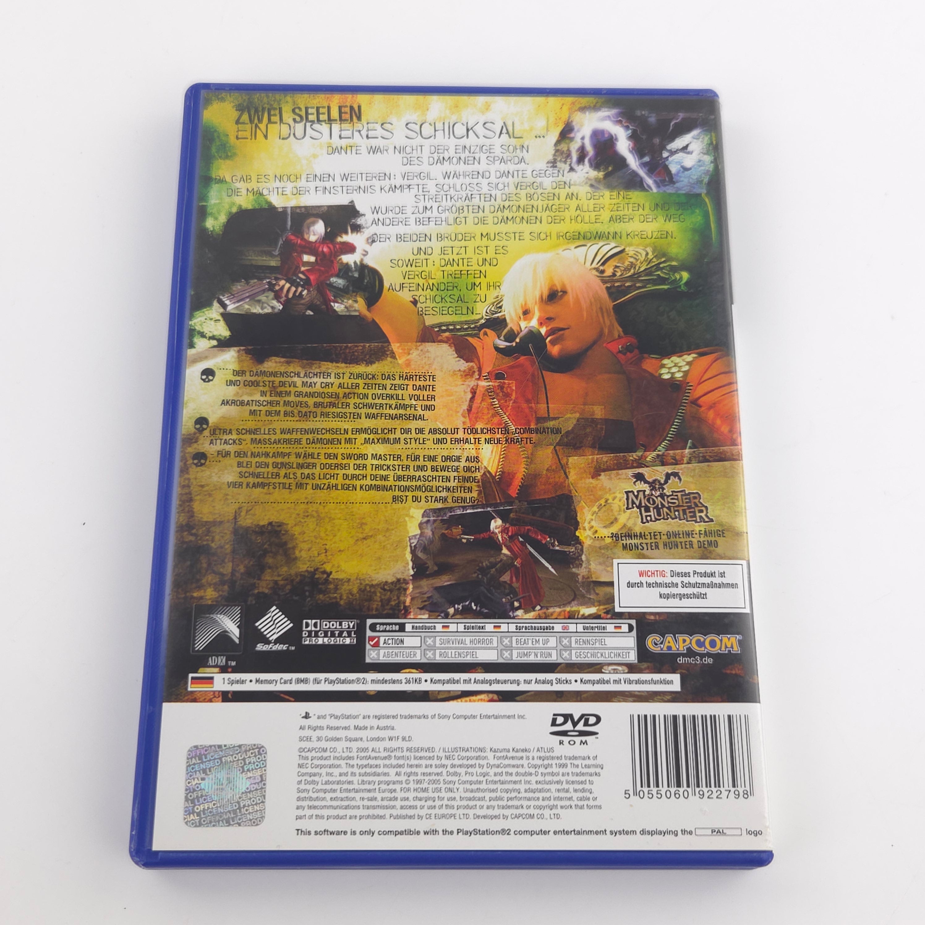 Playstation 2 Spiel – Devil May Cry 3 Dantes Erwachen OVP