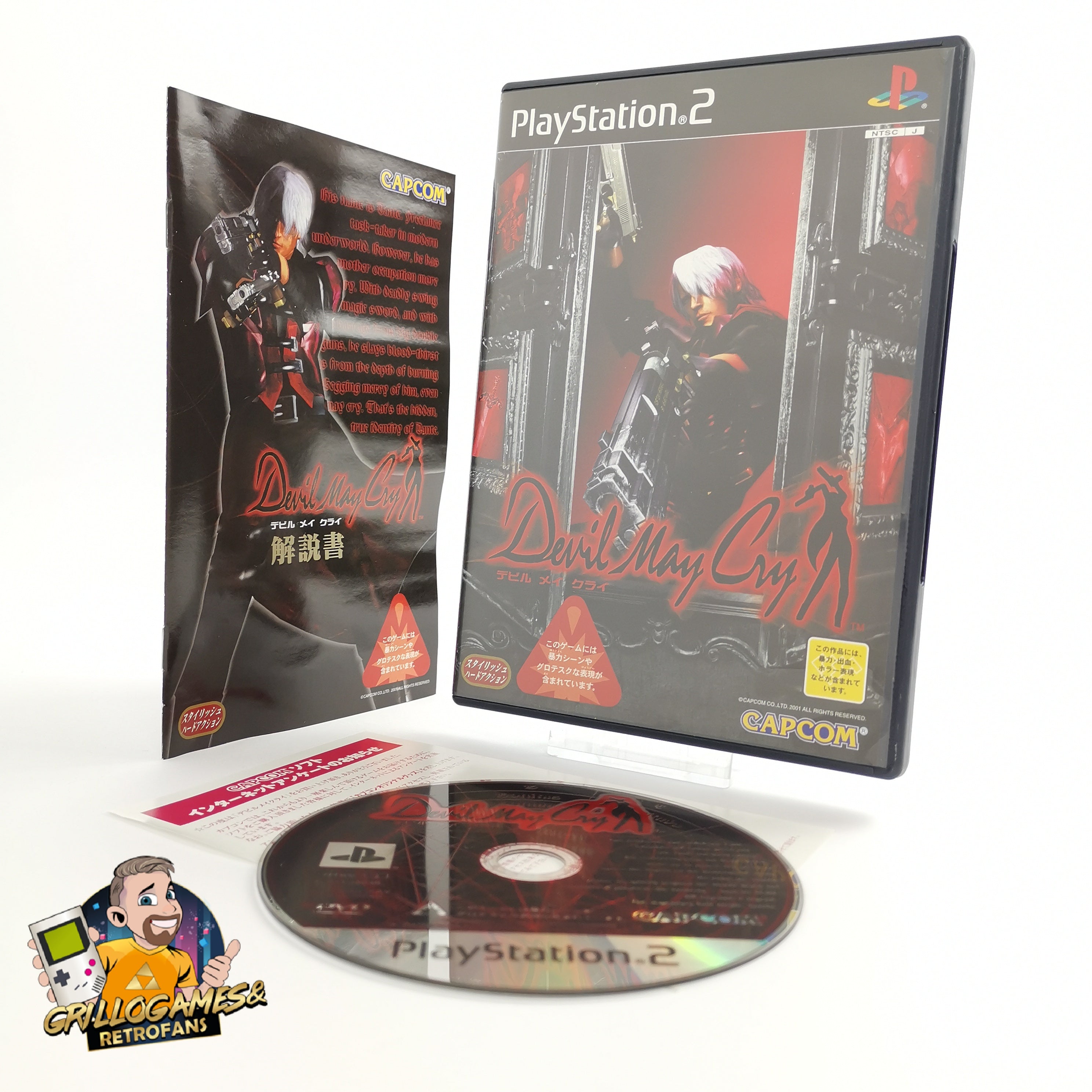 Playstation 2 Spiel – Devil May Cry OVP NTSC-J Japan