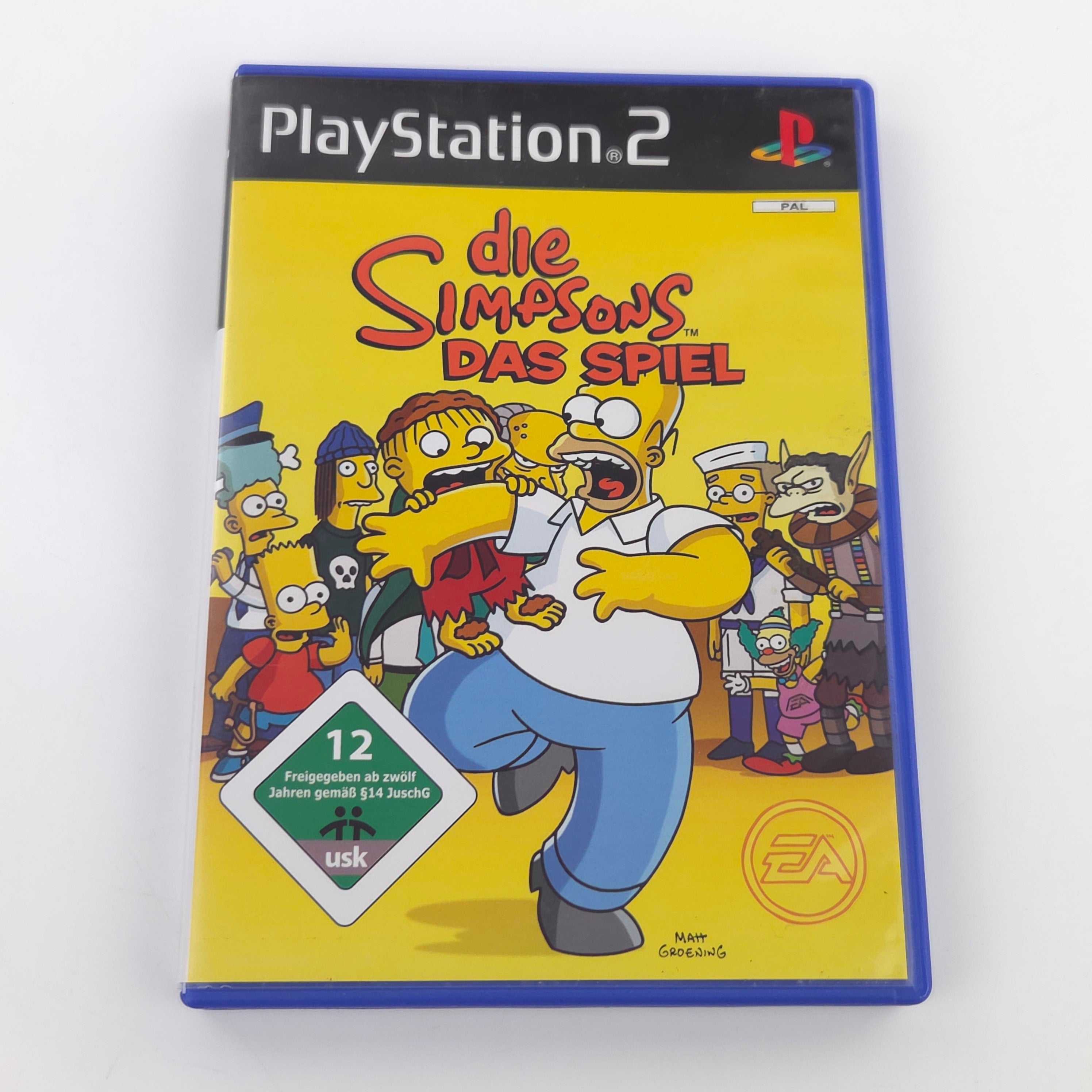 Playstation 2 Spiel – Die Simpsons Das Spiel (PS2 OVP)
