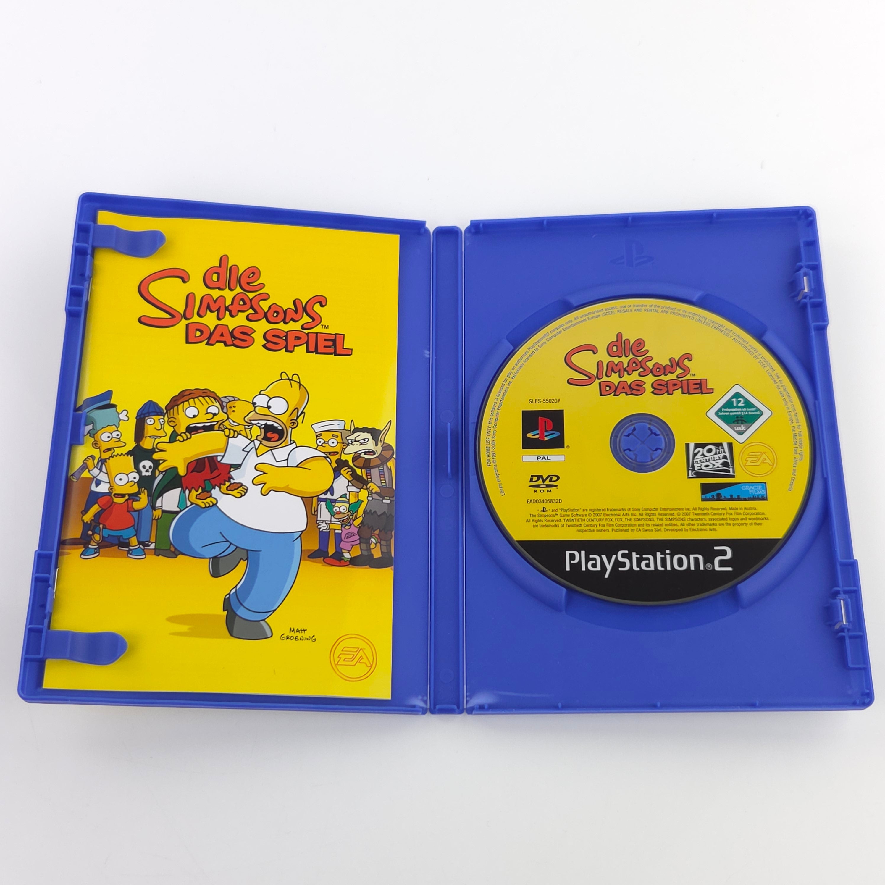Playstation 2 Spiel – Die Simpsons Das Spiel (PS2 OVP)