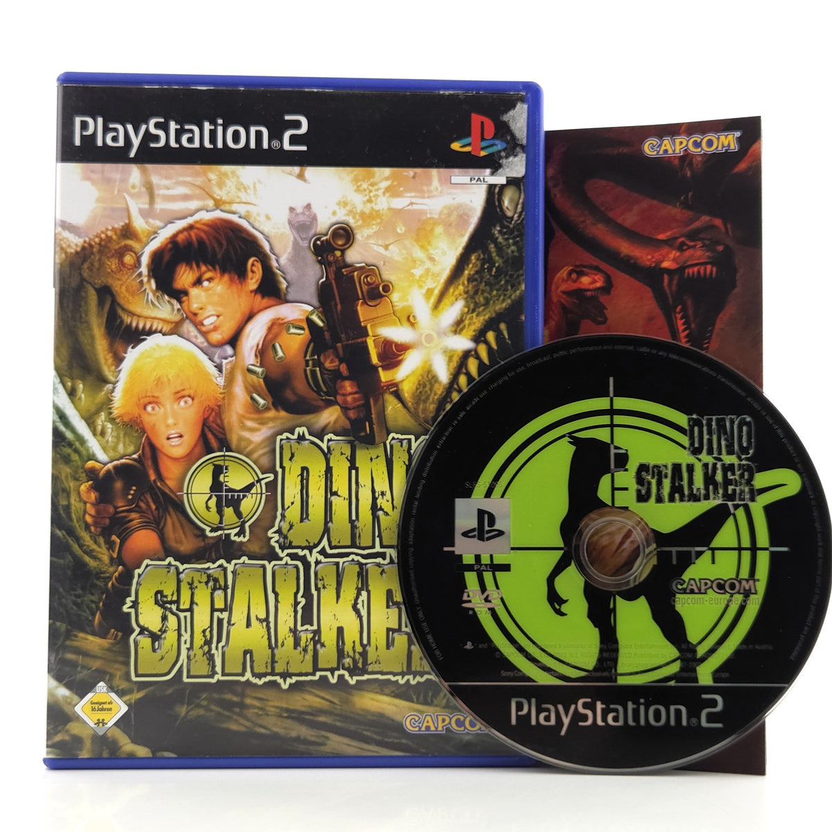 PlayStation 2 Spiel Dino Stalker OVP Capcom