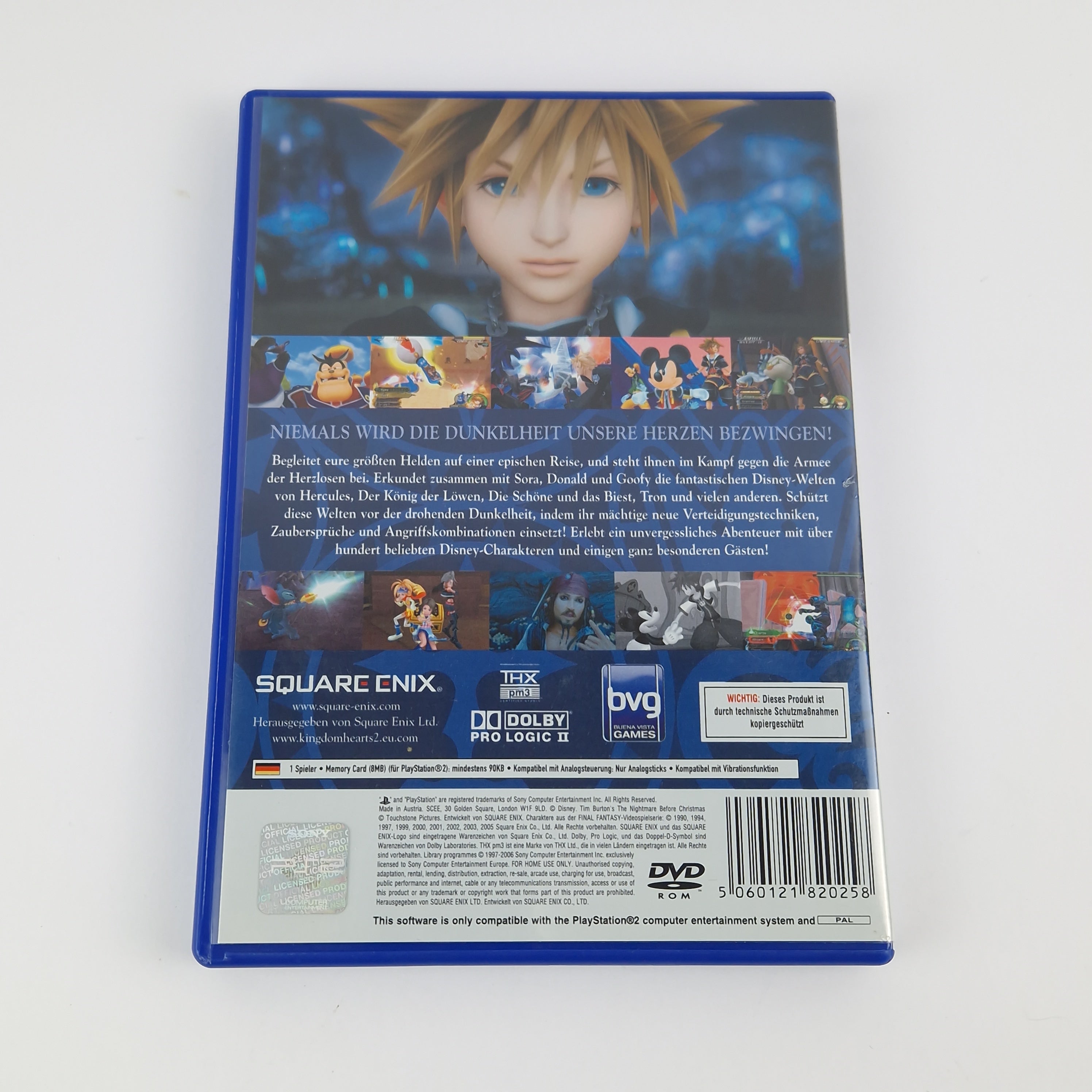 Sony Playstation 2 Spiel: Disney Kingdom Hearts II 2 - OVP Anleitung PAL PS2