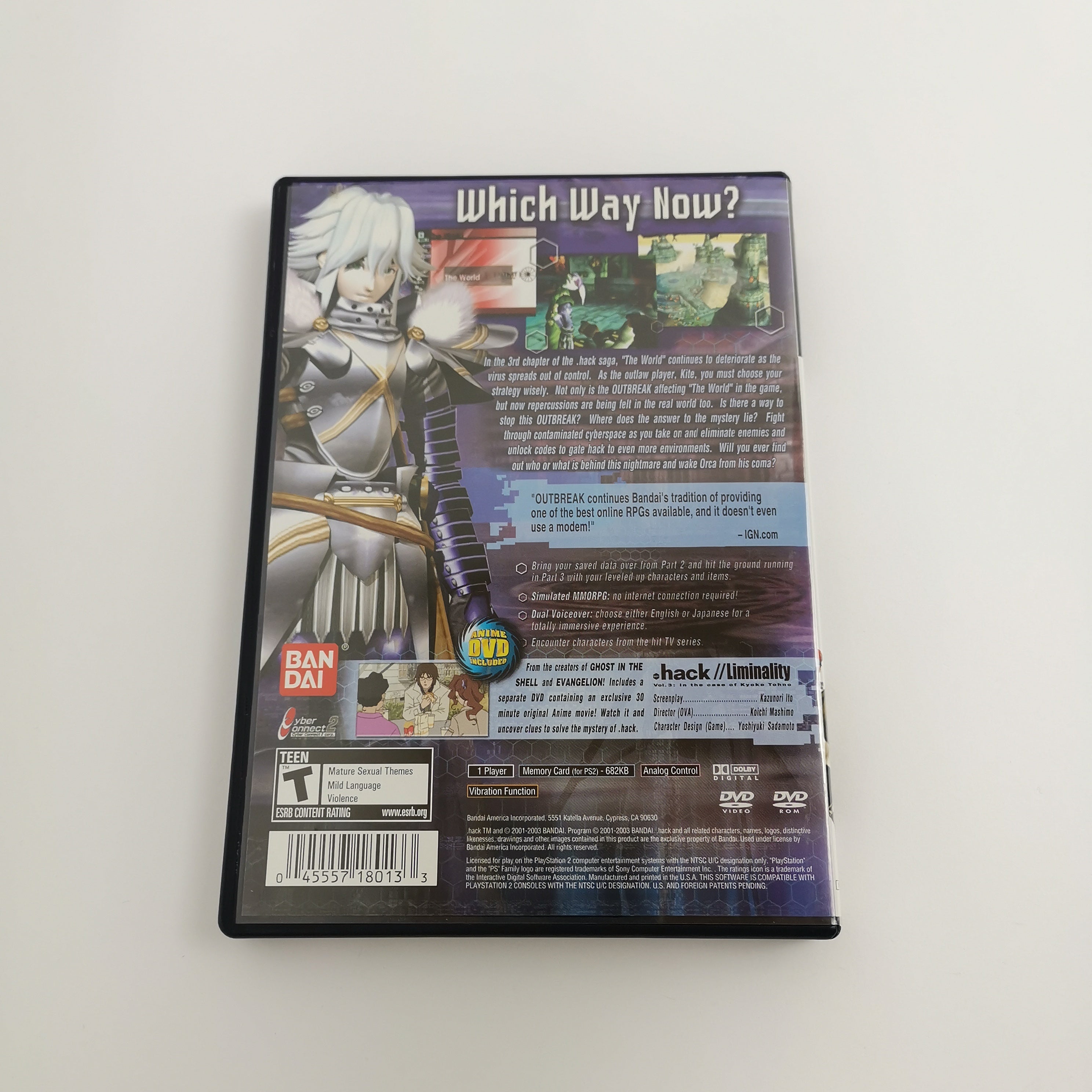 Playstation 2 Spiel – Dot Hack Outbreak Part 3 OVP NTSC-U/C