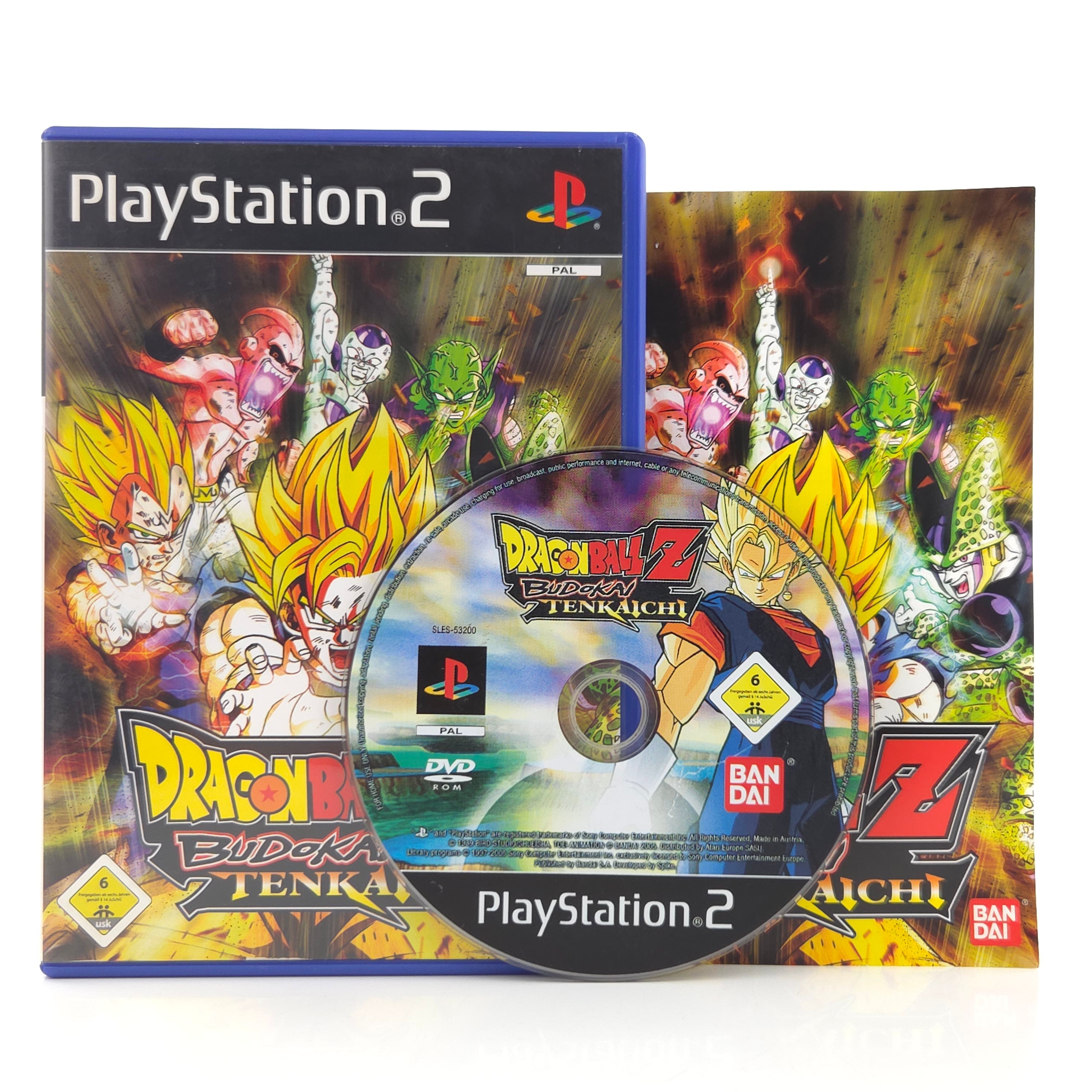 Playstation 2 Spiel Dragonball Z Budokai Tenkaichi OVP PAL