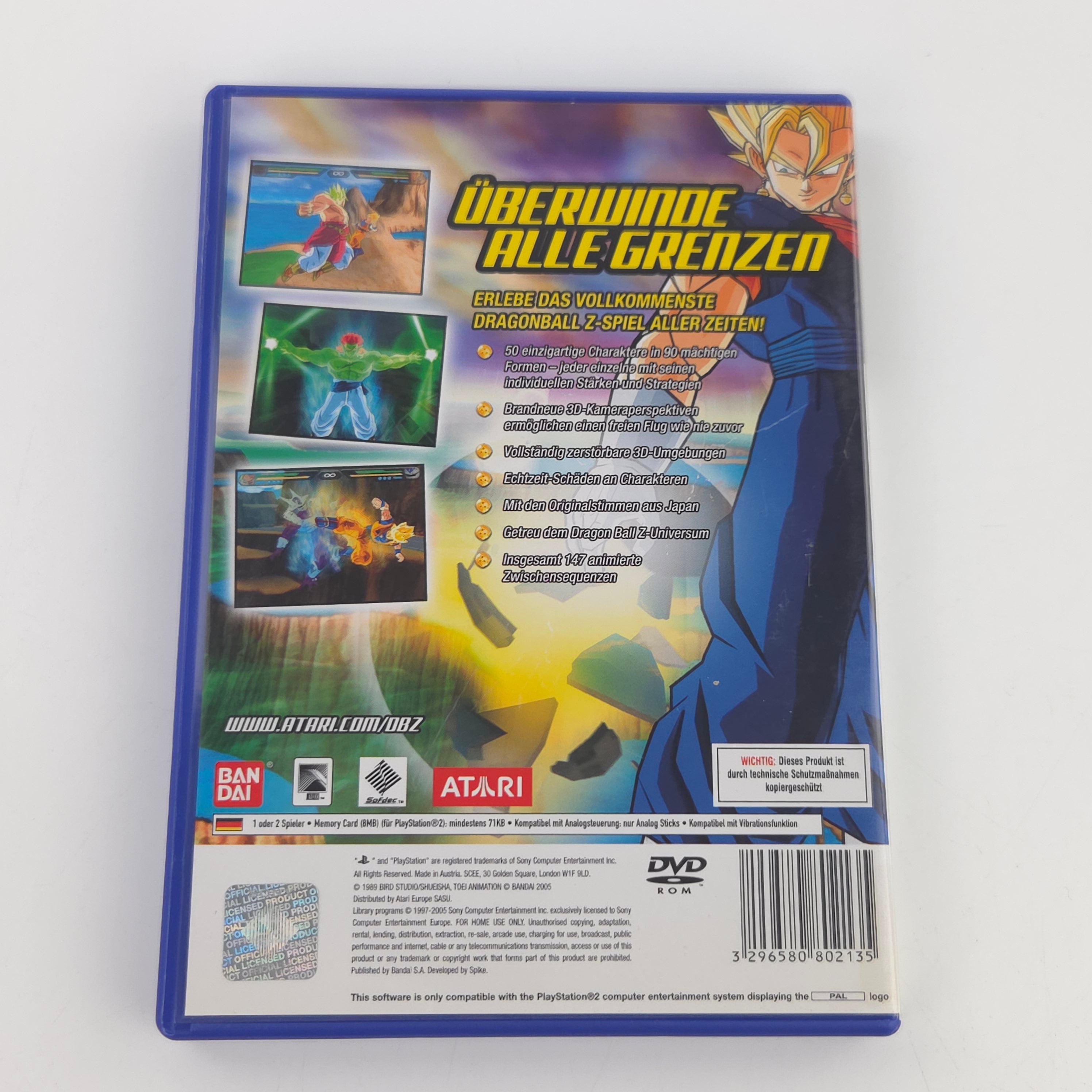 Playstation 2 Spiel Dragonball Z Budokai Tenkaichi OVP PAL