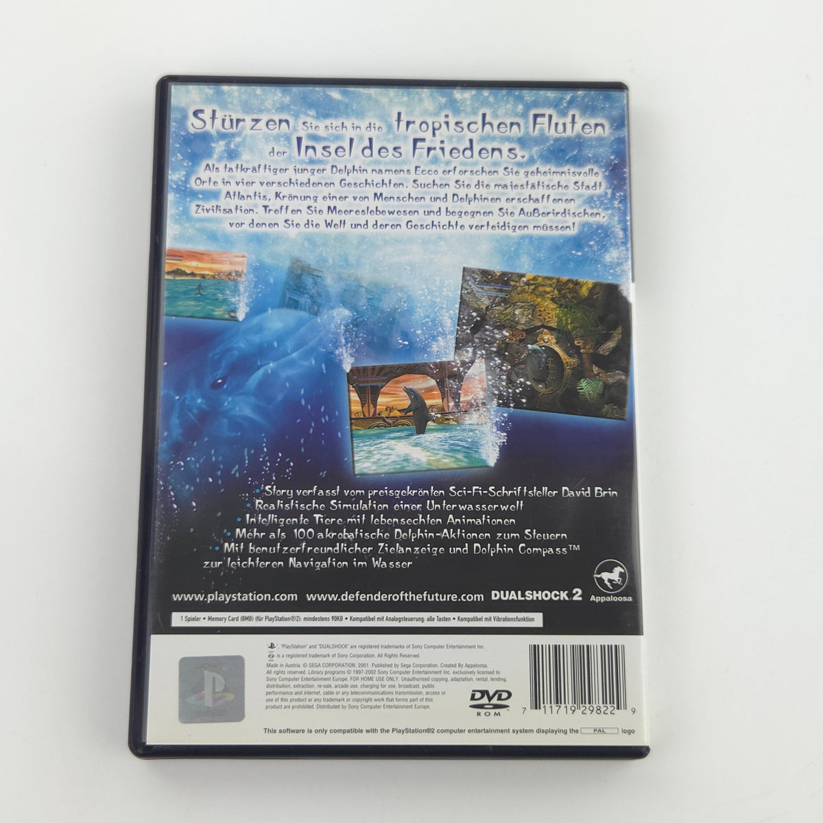 Playstation 2 Spiel Ecco The Dolphin OVP