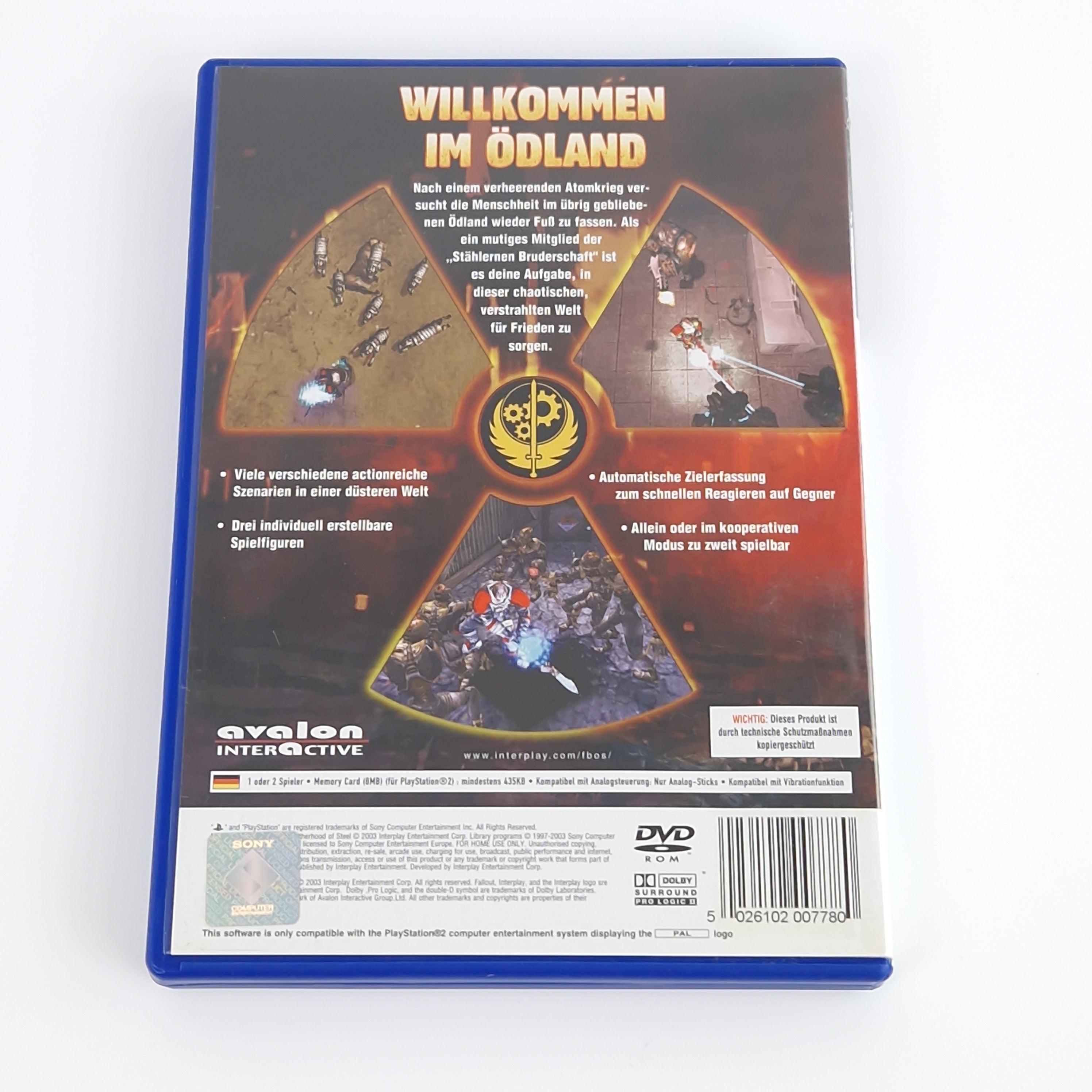 Playstation 2 Spiel – Fallout Brotherhood of Steel OVP