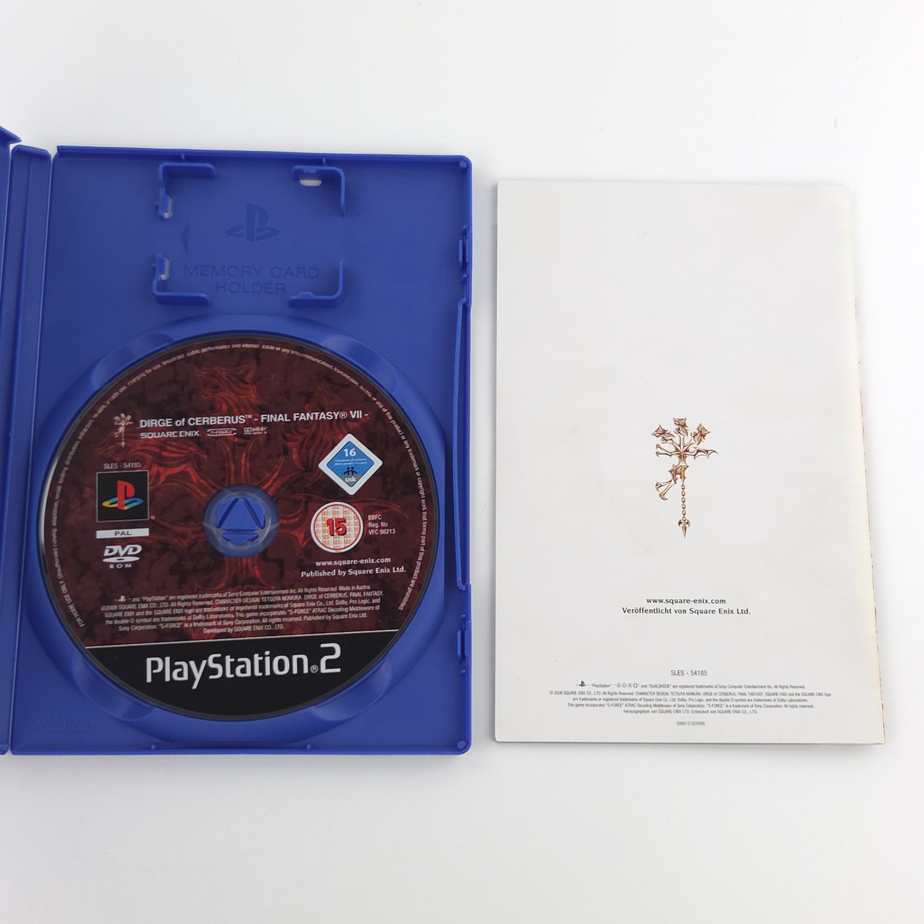 Playstation 2 Spiel – Final Fantasy VII Dirge of Cerberus OVP