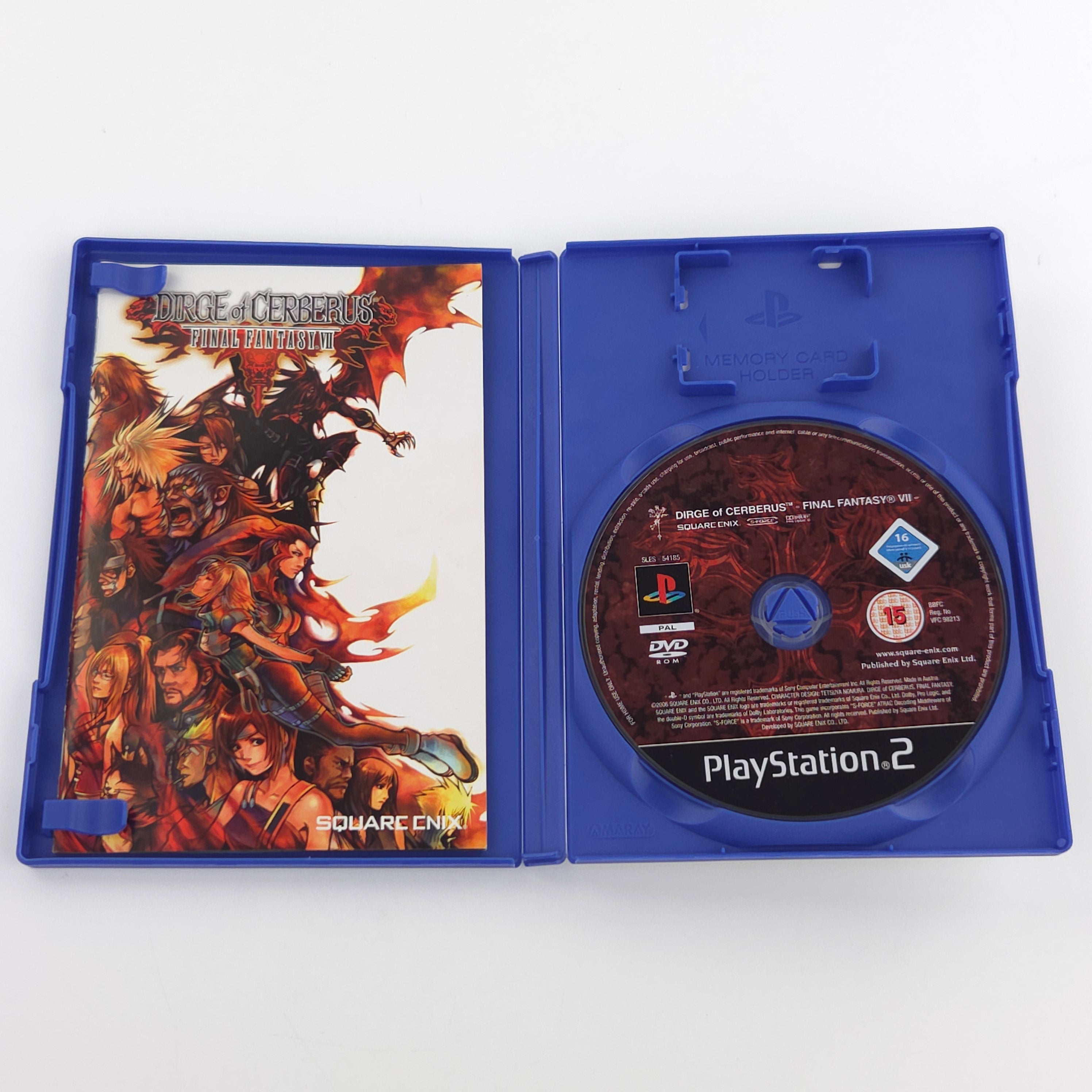Playstation 2 Spiel – Final Fantasy VII Dirge of Cerberus OVP