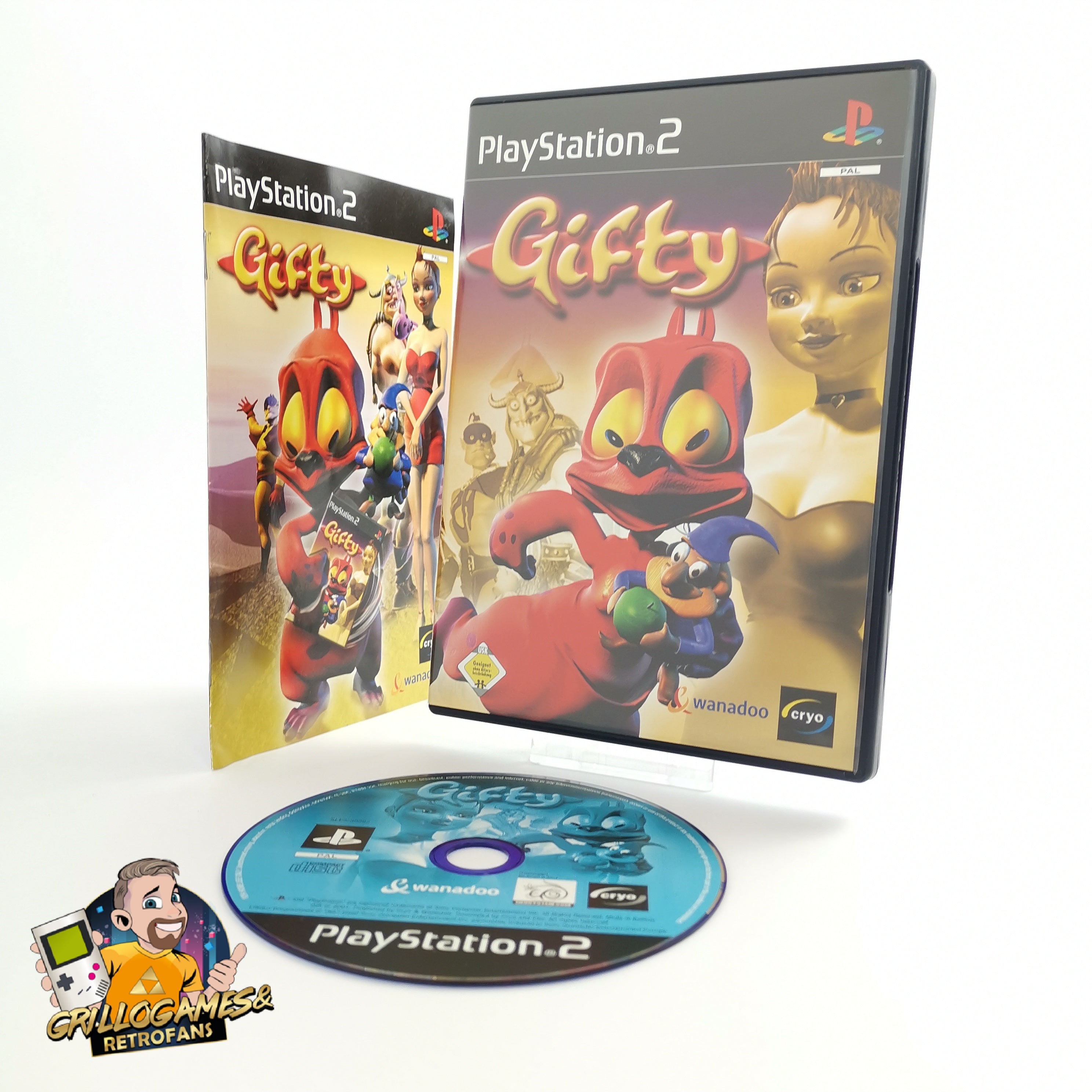 Playstation 2 Spiel – Gifty PS2 OVP PAL äußerst geringe Gebrauchsspuren