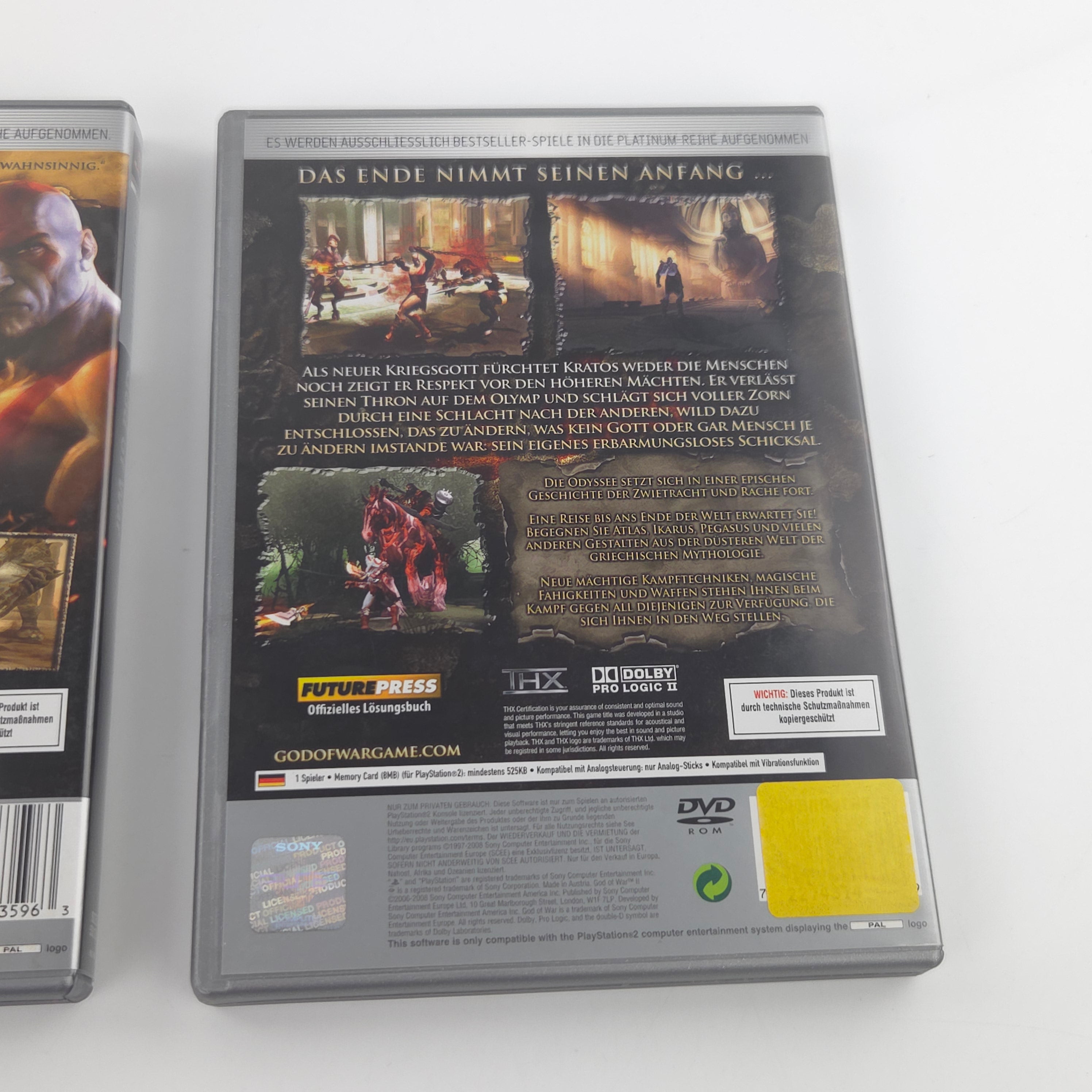 Sony Playstation 2 Spiel: God of War Teil 1 und 2 - PS2 OVP (PAL DE) USK18