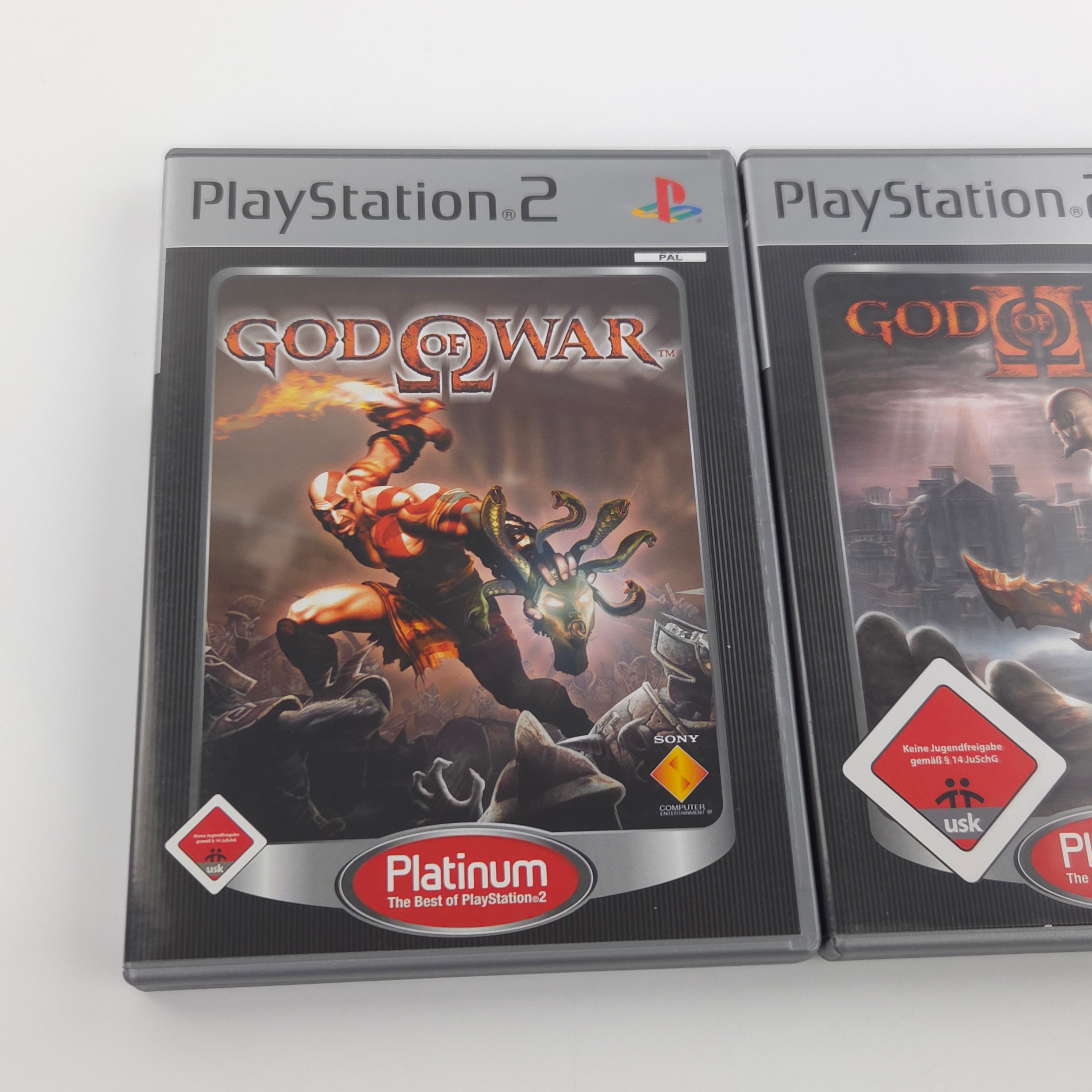 Sony Playstation 2 Spiel: God of War Teil 1 und 2 - PS2 OVP (PAL DE) USK18