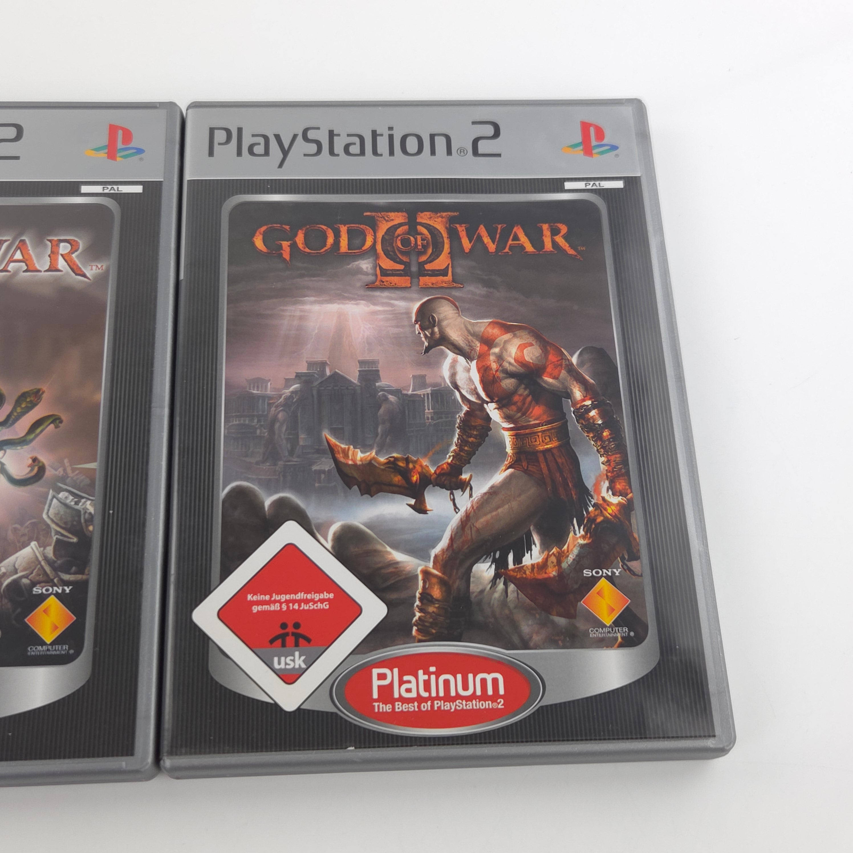 Sony Playstation 2 Spiel: God of War Teil 1 und 2 - PS2 OVP (PAL DE) USK18