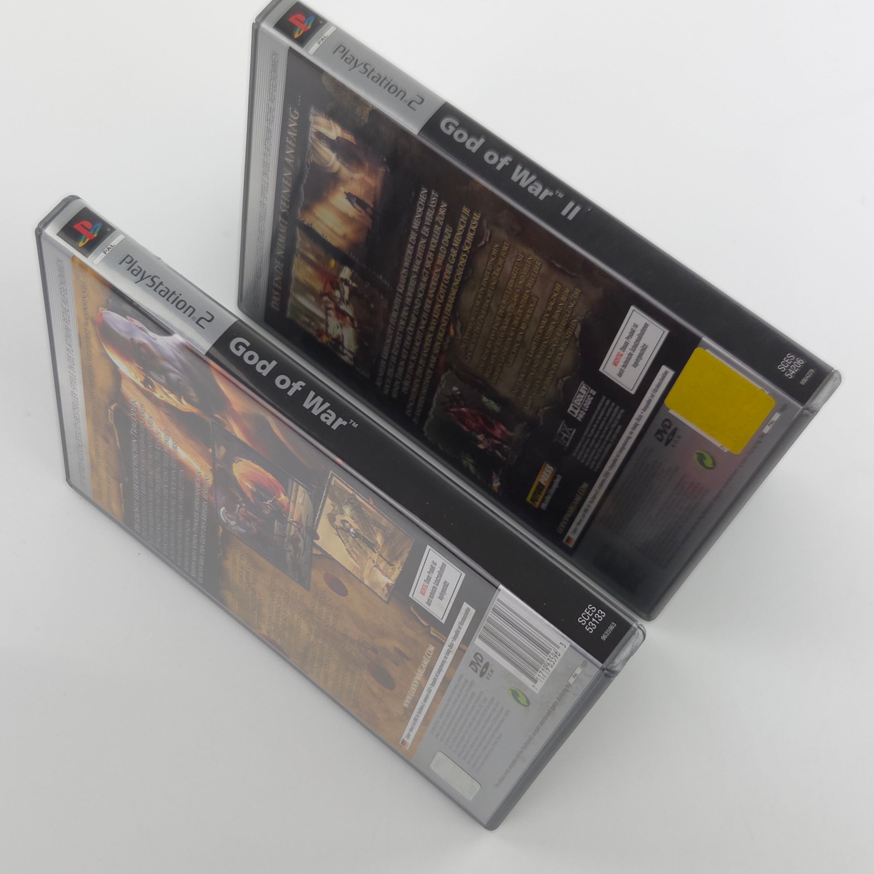 Sony Playstation 2 Spiel: God of War Teil 1 und 2 - PS2 OVP (PAL DE) USK18