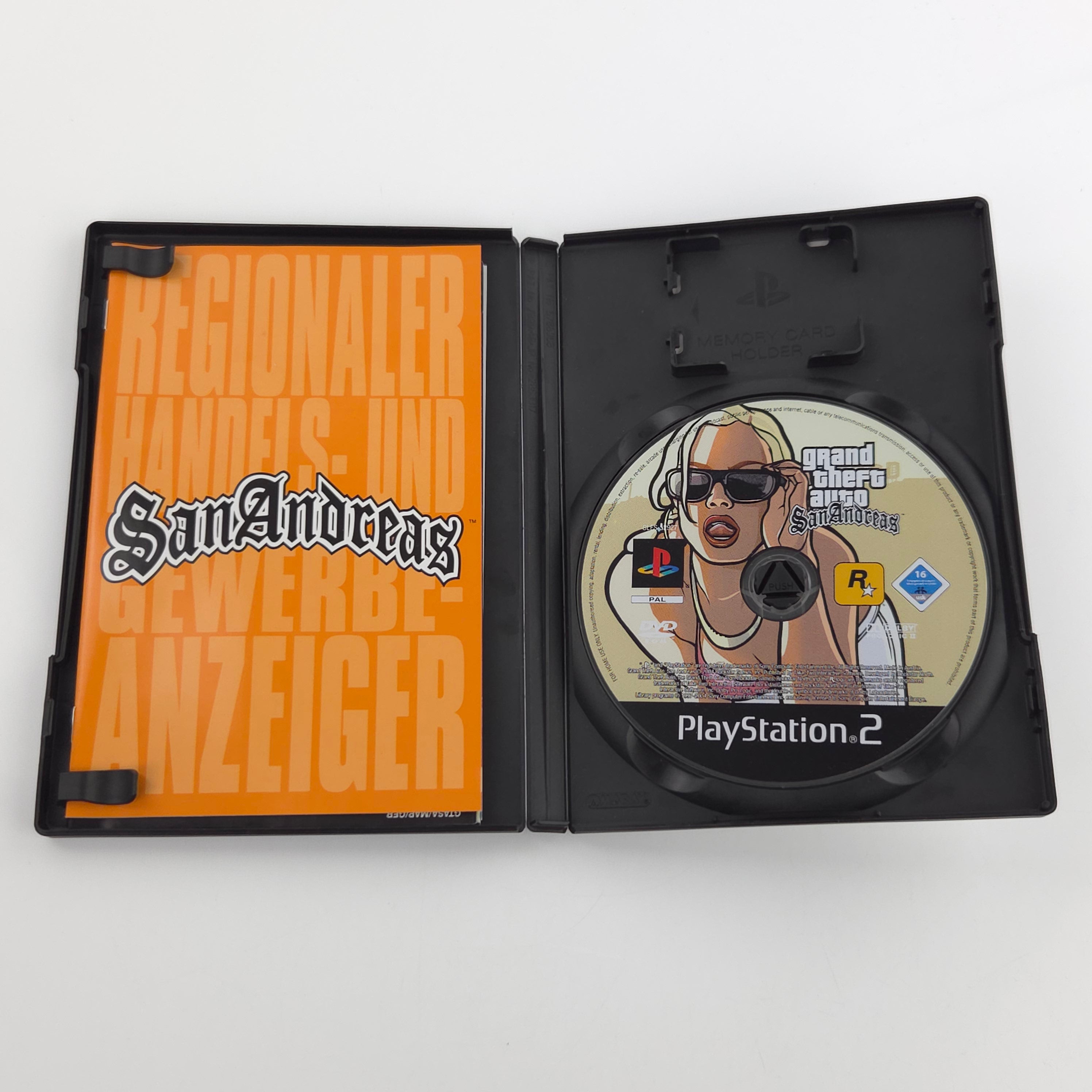 PS2 Spiel GTA San Andreas Grand Theft Auto OVP PAL DE