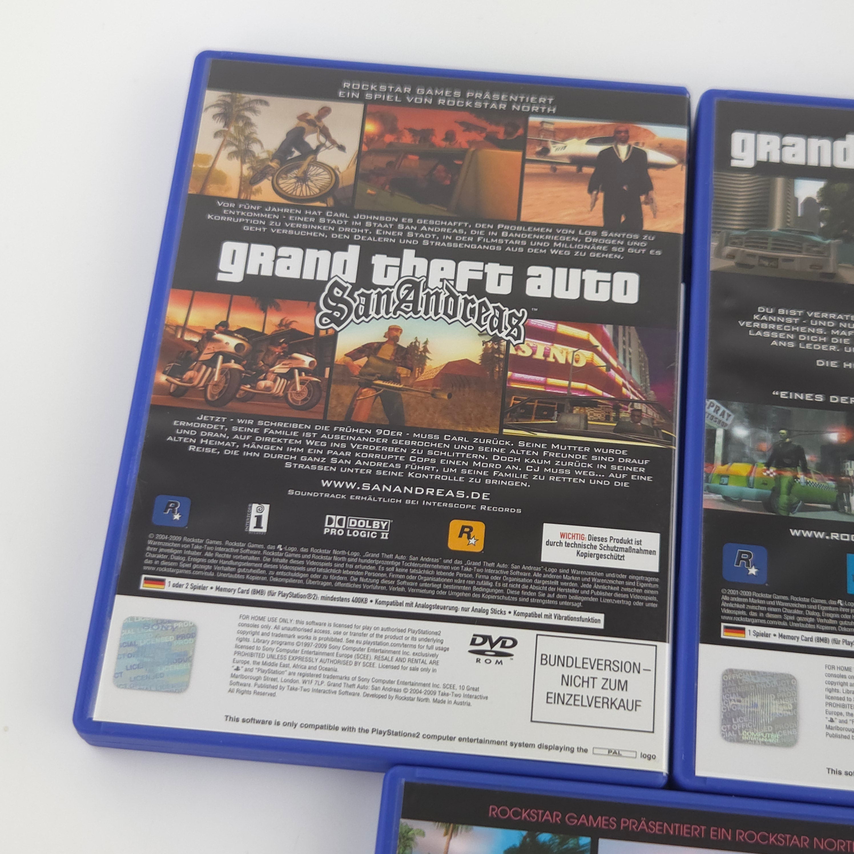 Playstation 2 Spiel Grand Theft Auto Trilogy PS2 OVP PAL