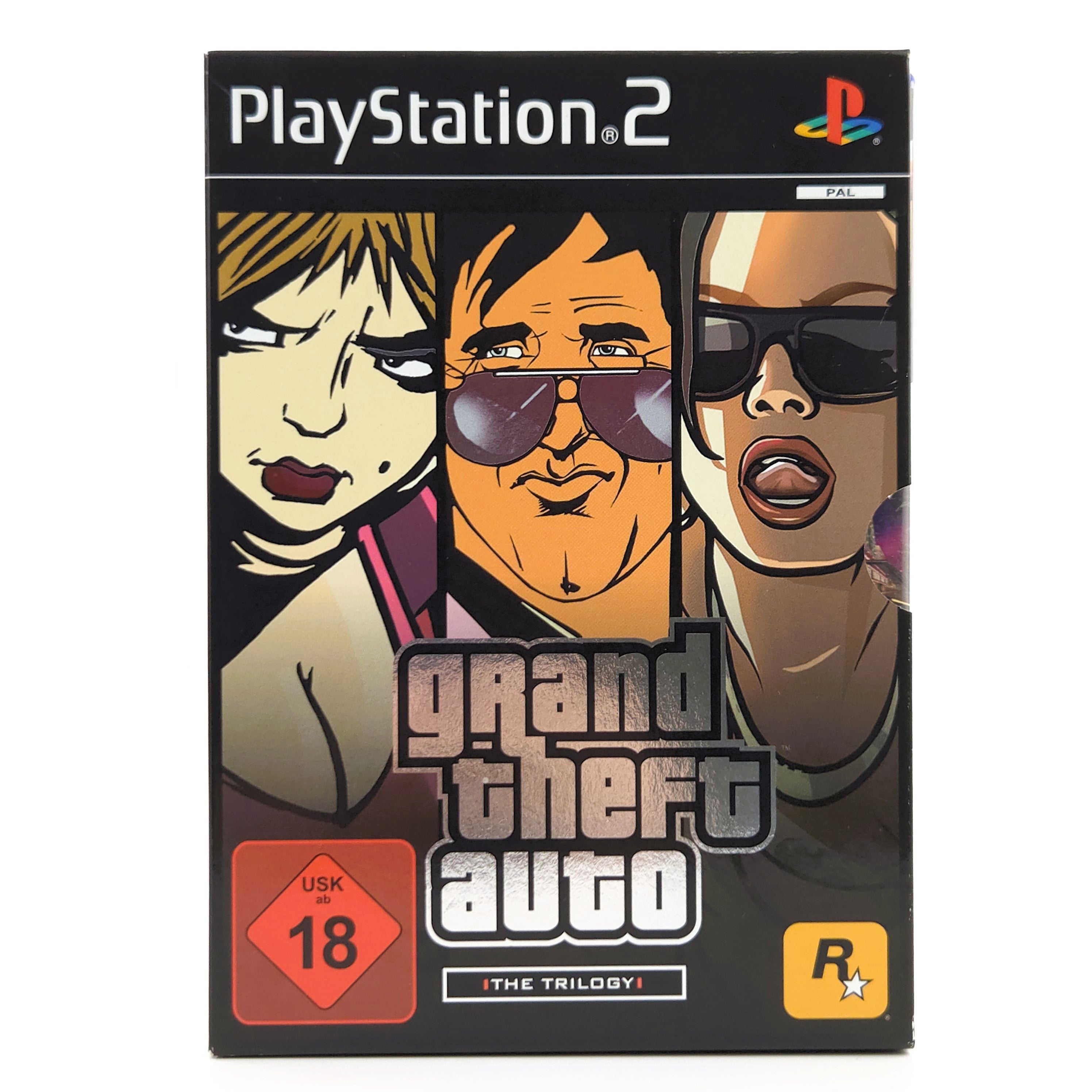Playstation 2 Spiel Grand Theft Auto Trilogy PS2 OVP PAL