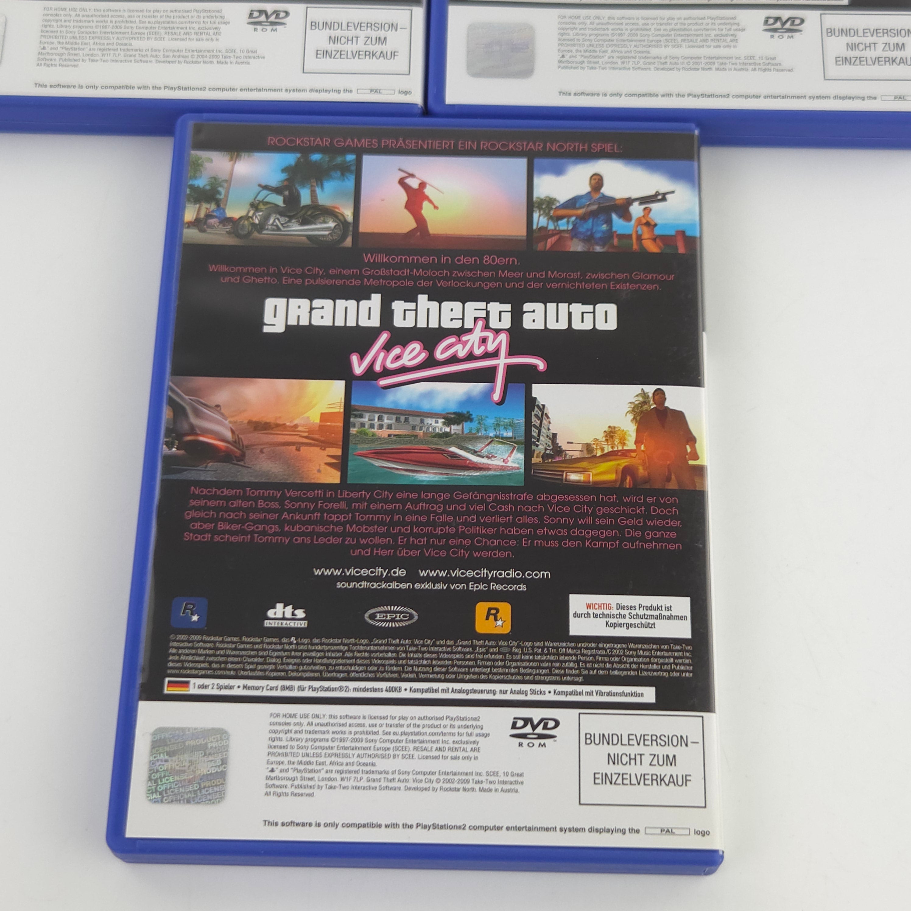 Playstation 2 Spiel Grand Theft Auto Trilogy PS2 OVP PAL