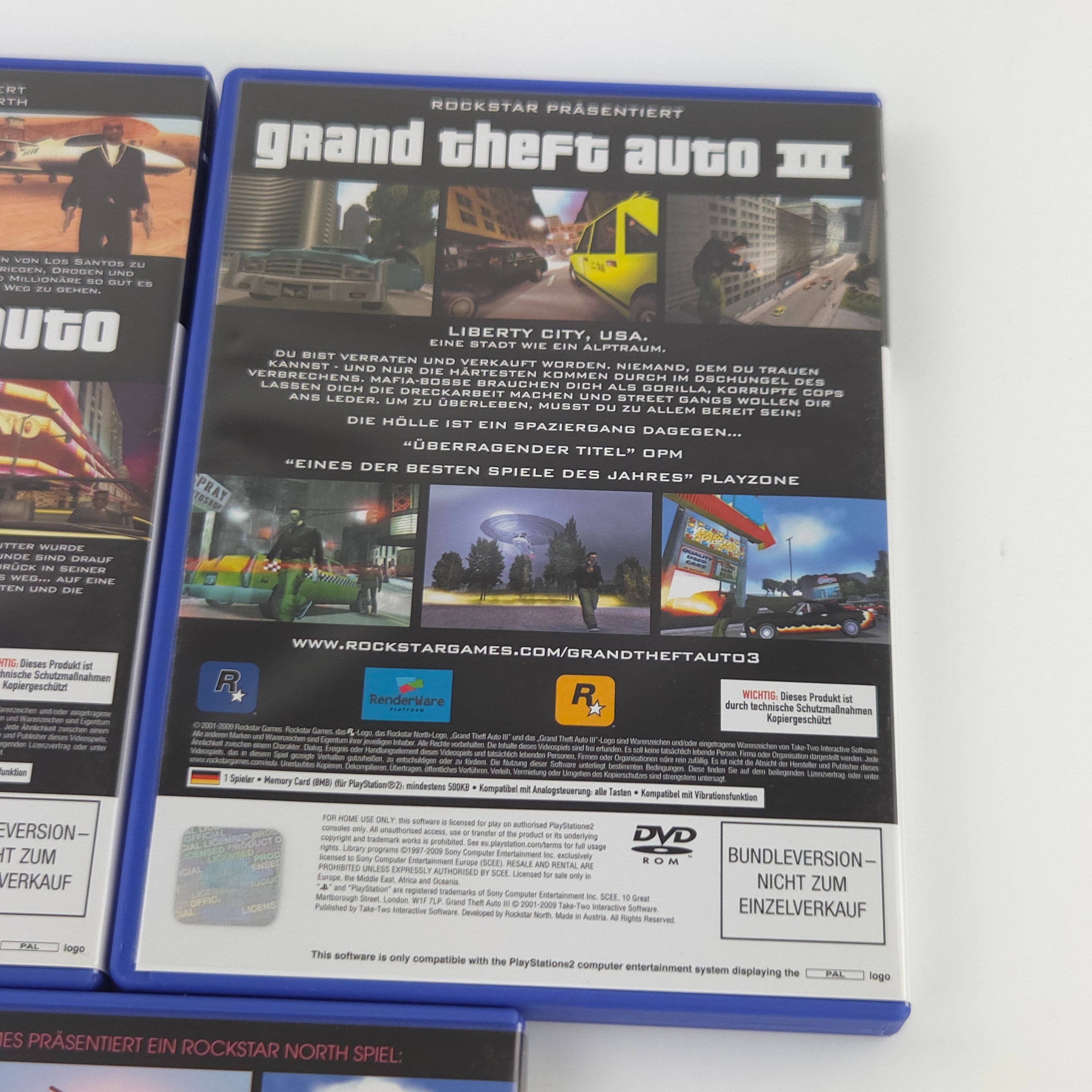 Playstation 2 Spiel Grand Theft Auto Trilogy PS2 OVP PAL