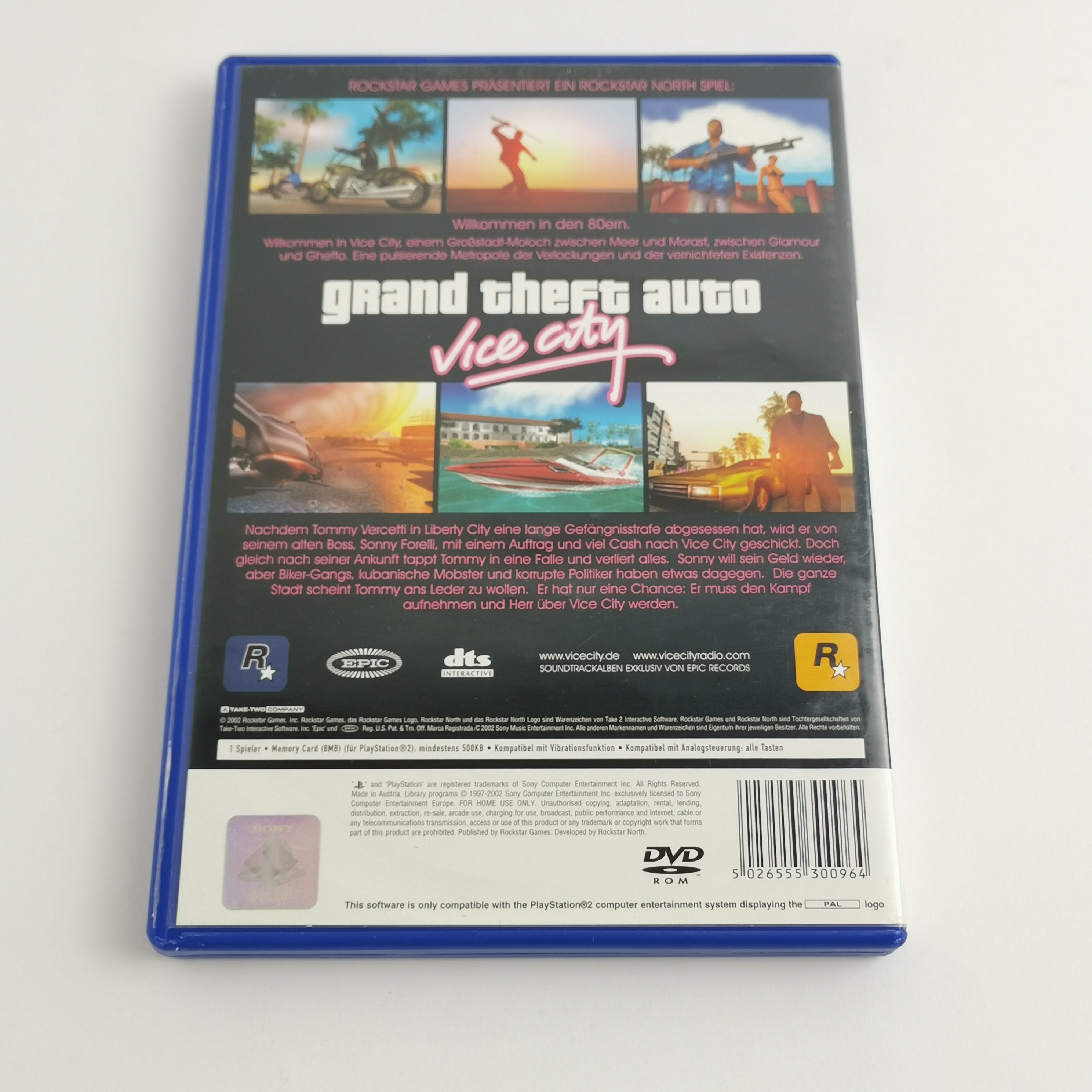 Playstation 2 Spiel – Grand Theft Auto Vice City OVP PS2