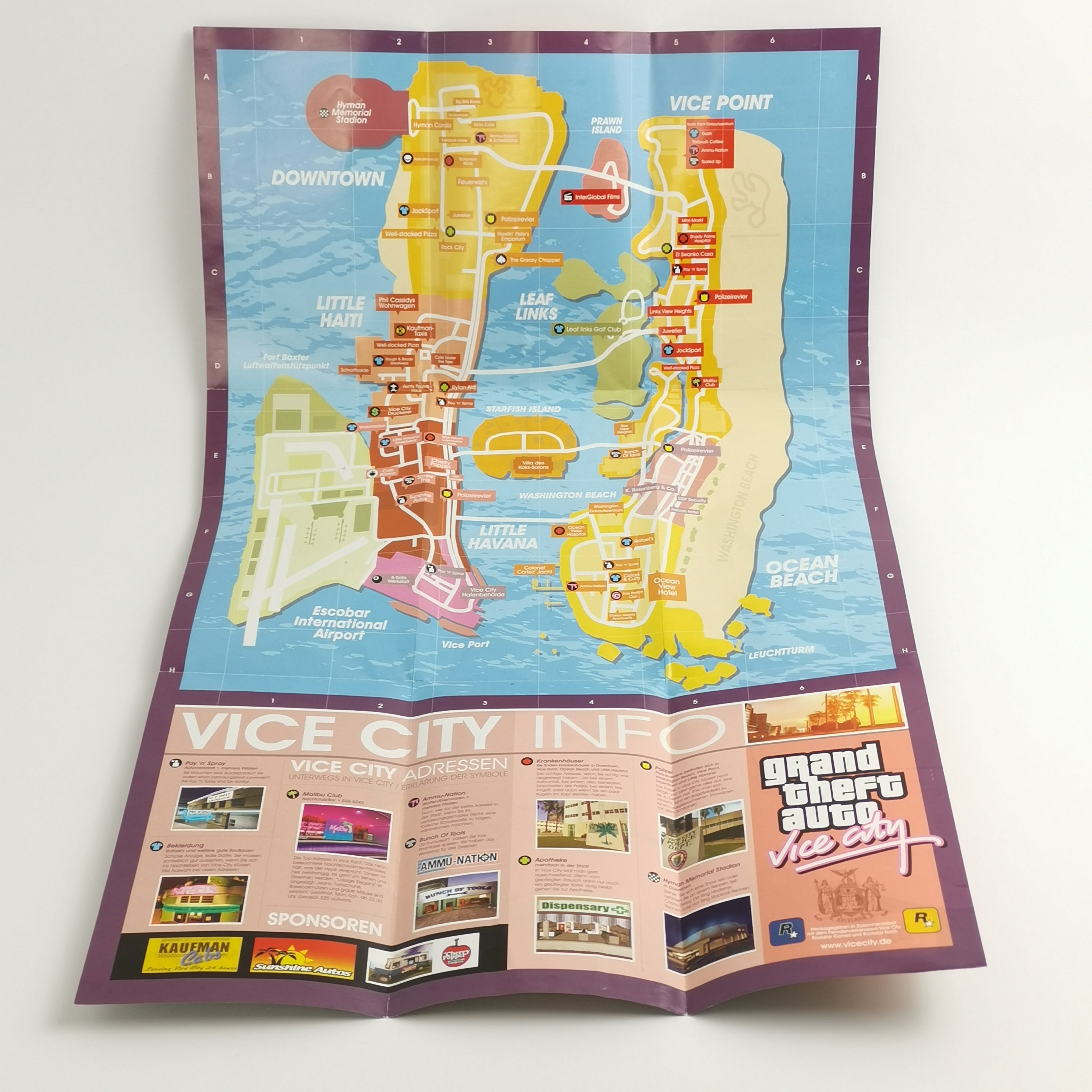GRAND THEFT AUTO GTA Vice City (2002) RARE PS2 69 x 98.5cm Promotional Poster #2 EUR 266,27 - ES GRAND THEFT AUTO GTA Vice City (2002) RARE PS2 69 x 98.5cm Promotional Poster #2 EUR 266,27 - ES