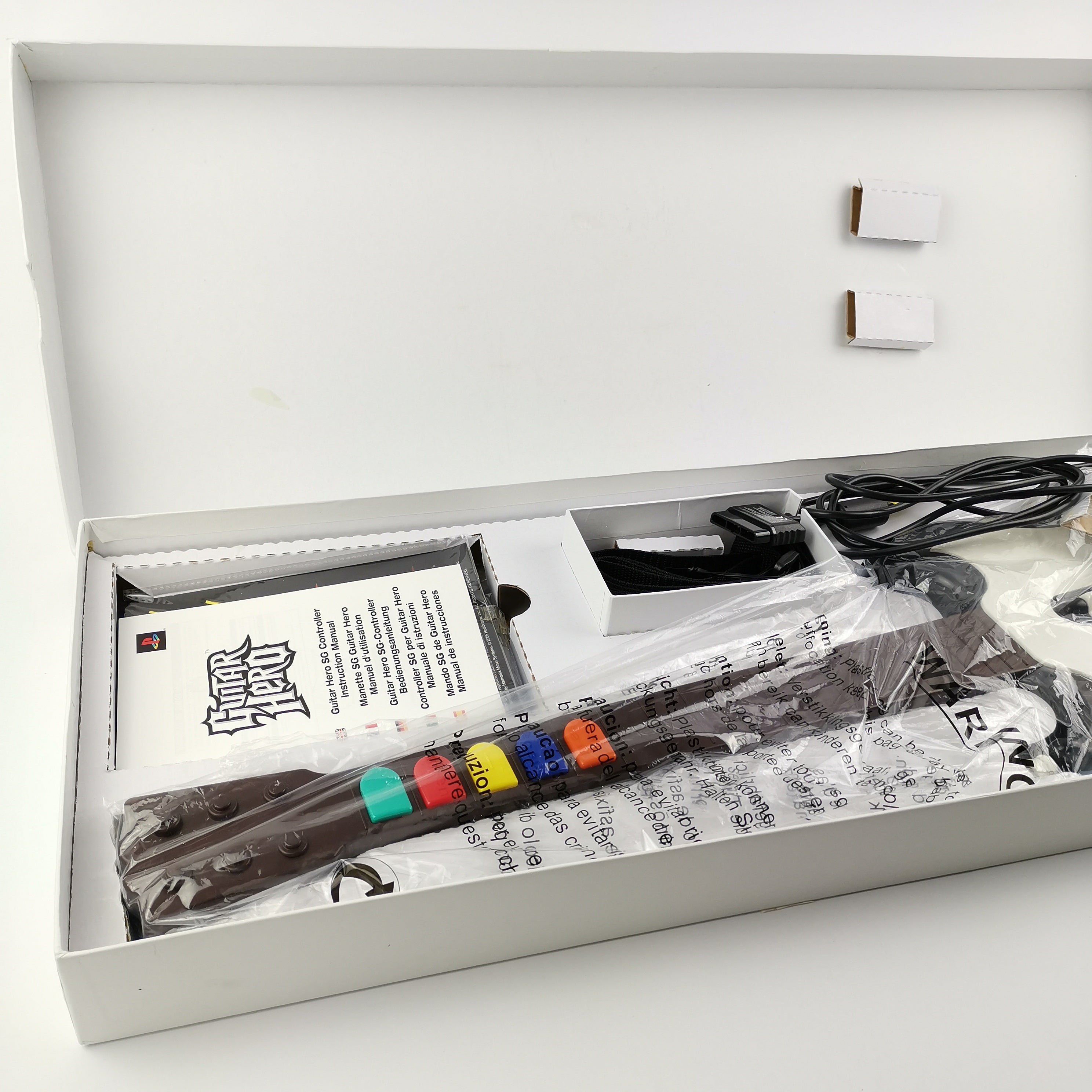 Playstation 2 Spiel – Guitar Hero mit Gitarre (OVP PAL)