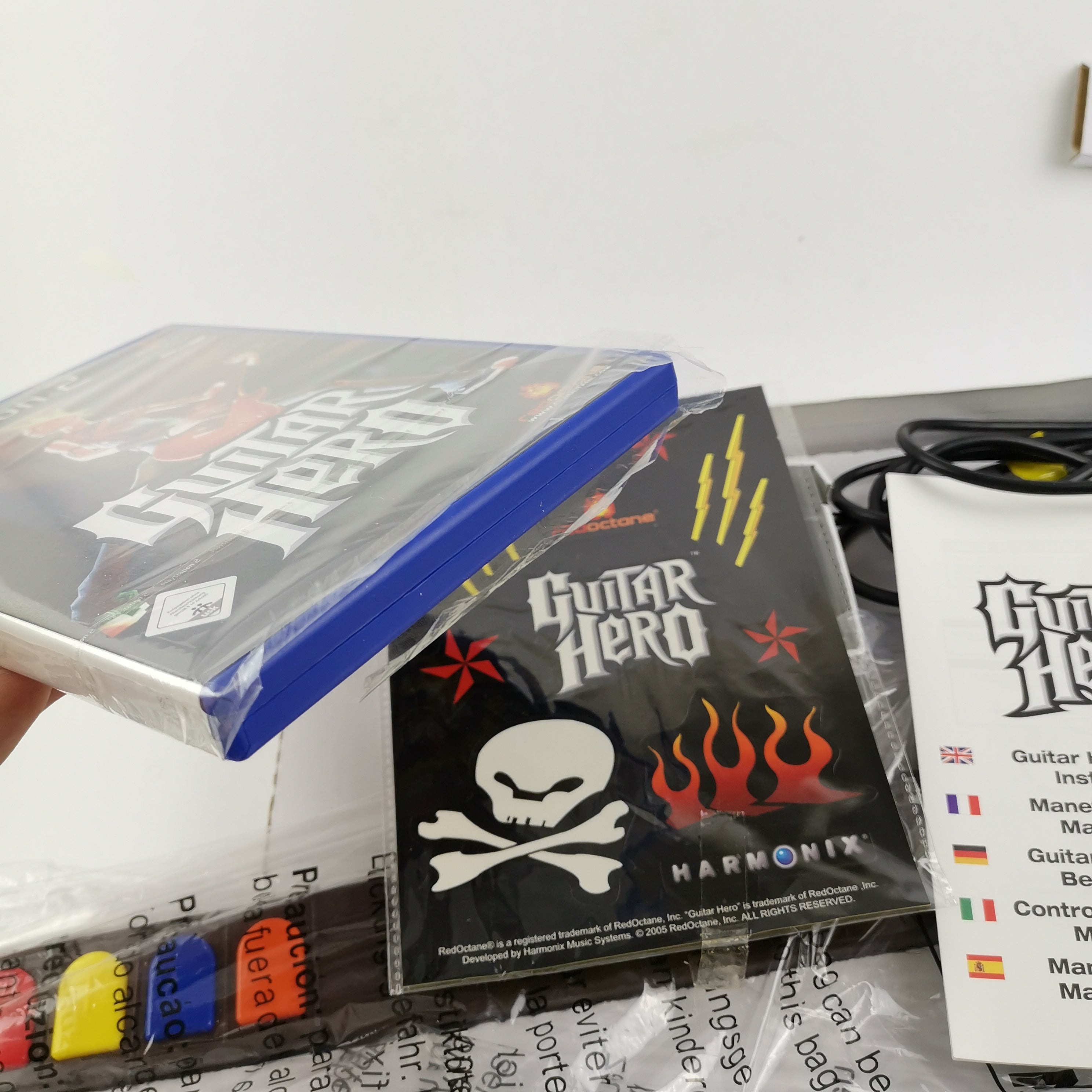 Playstation 2 Spiel – Guitar Hero mit Gitarre (OVP PAL)