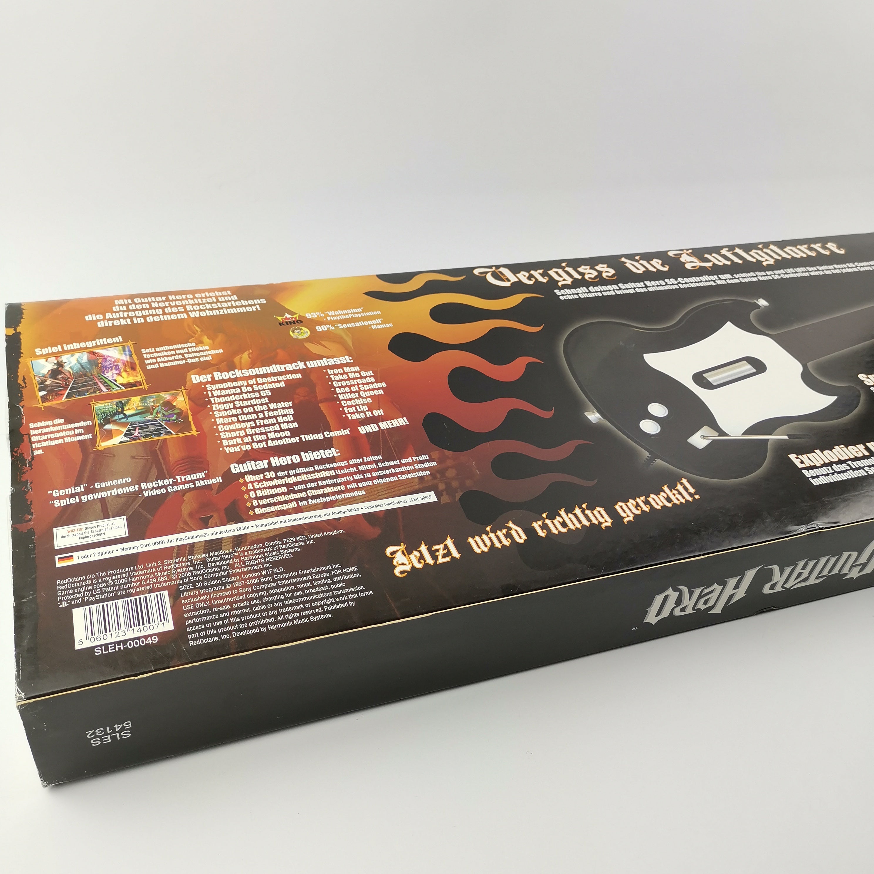 Playstation 2 Spiel – Guitar Hero mit Gitarre (OVP PAL)