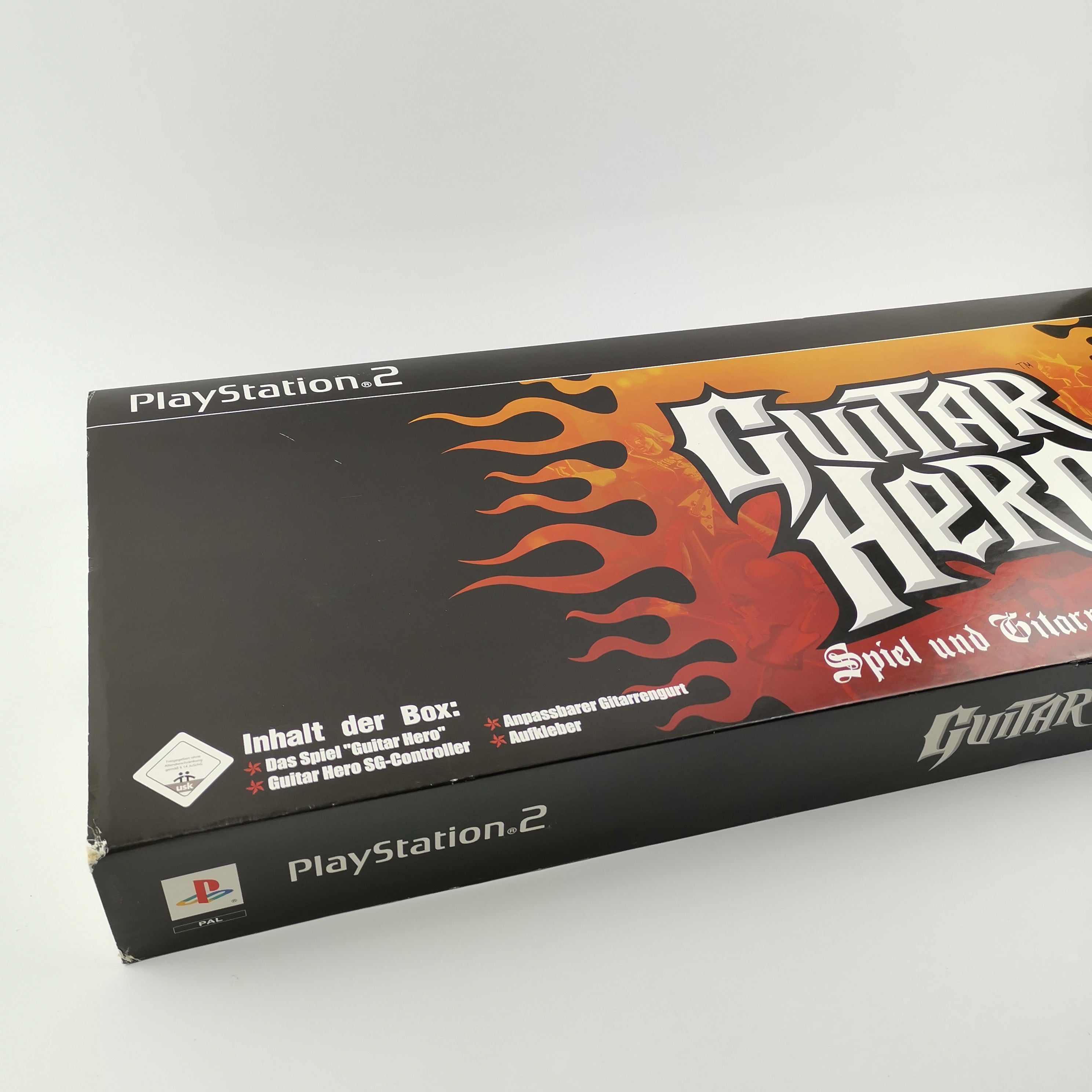 Playstation 2 Spiel – Guitar Hero mit Gitarre (OVP PAL)
