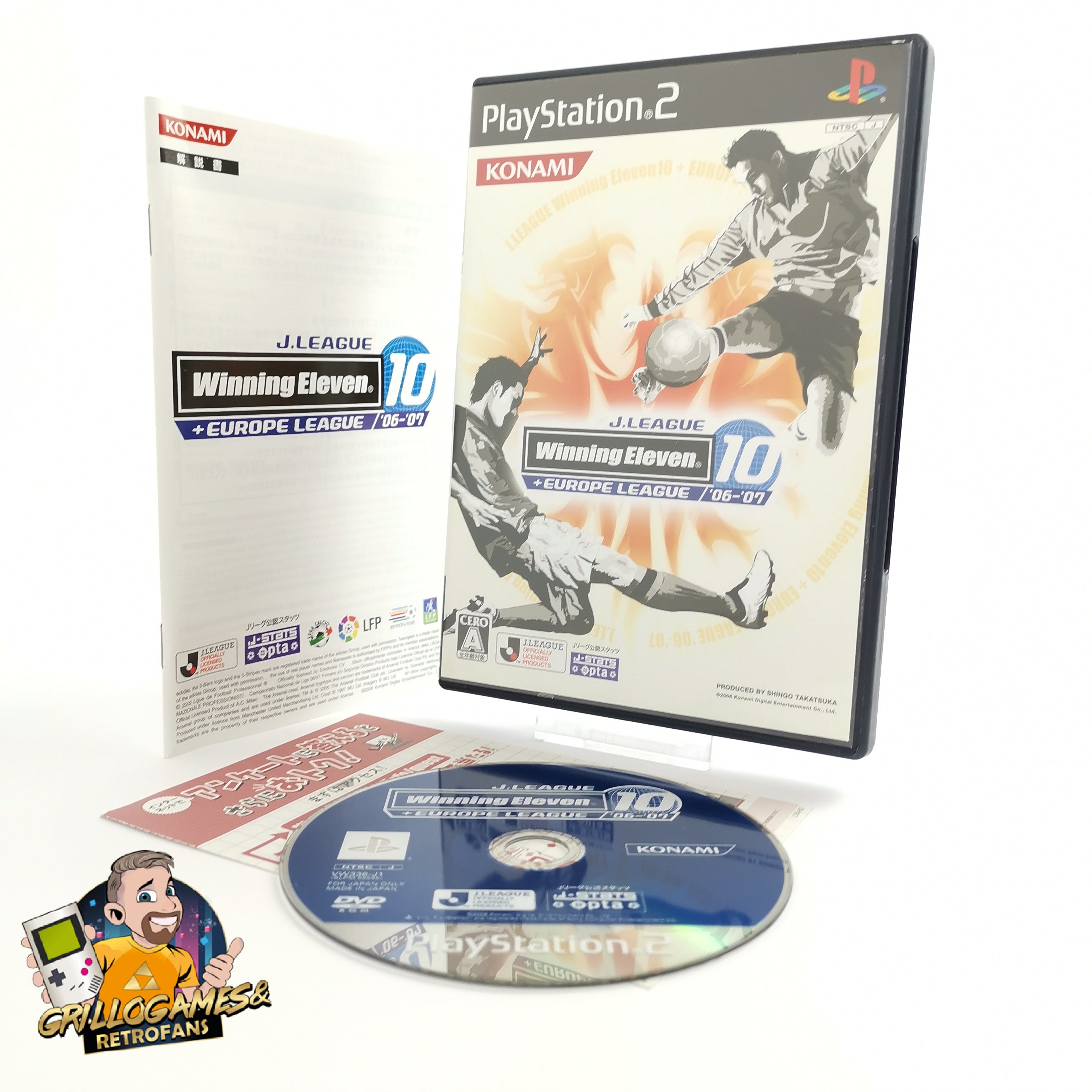 Playstation 2 Spiel – J League Winning Eleven 10 Europe League