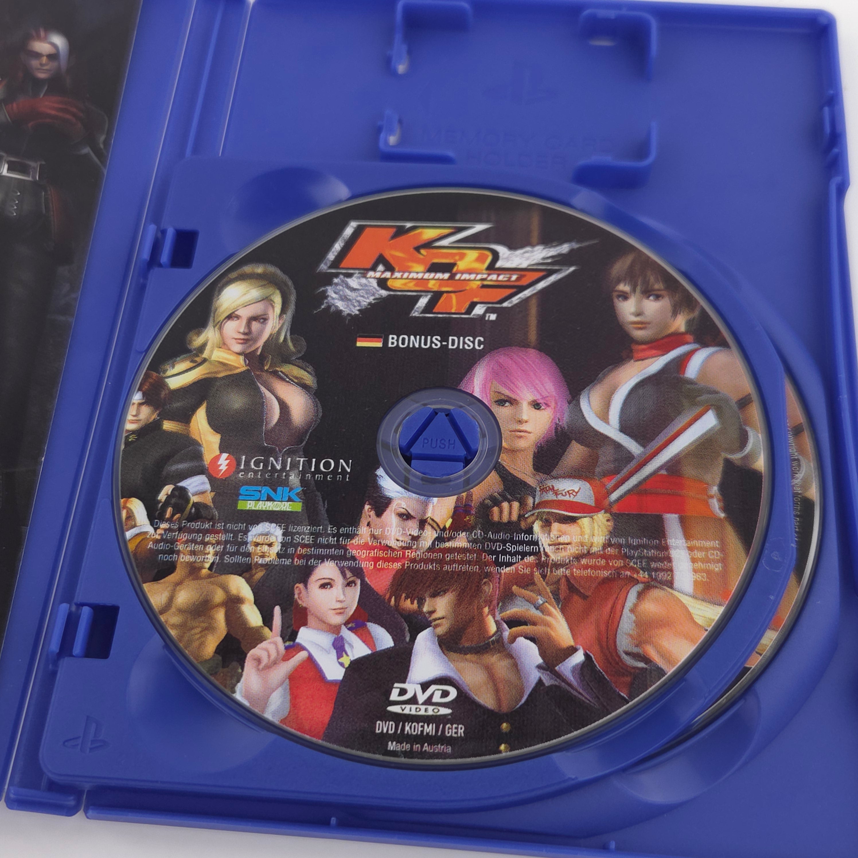 Playstation 2 Spiel – King of Fighters Maximum Impact OVP