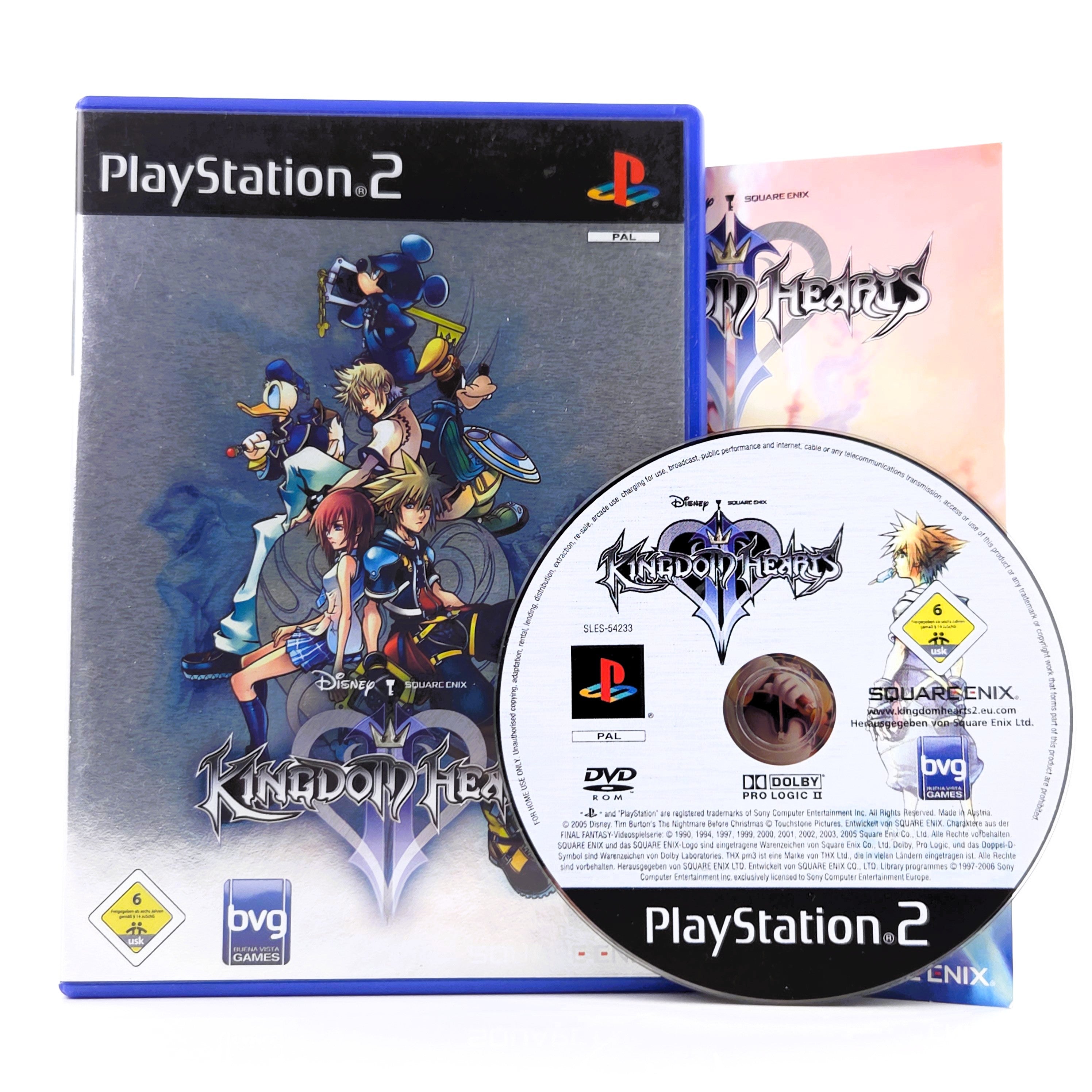 Playstation 2 Spiel – Kingdom Hearts II OVP PAL sehr gut