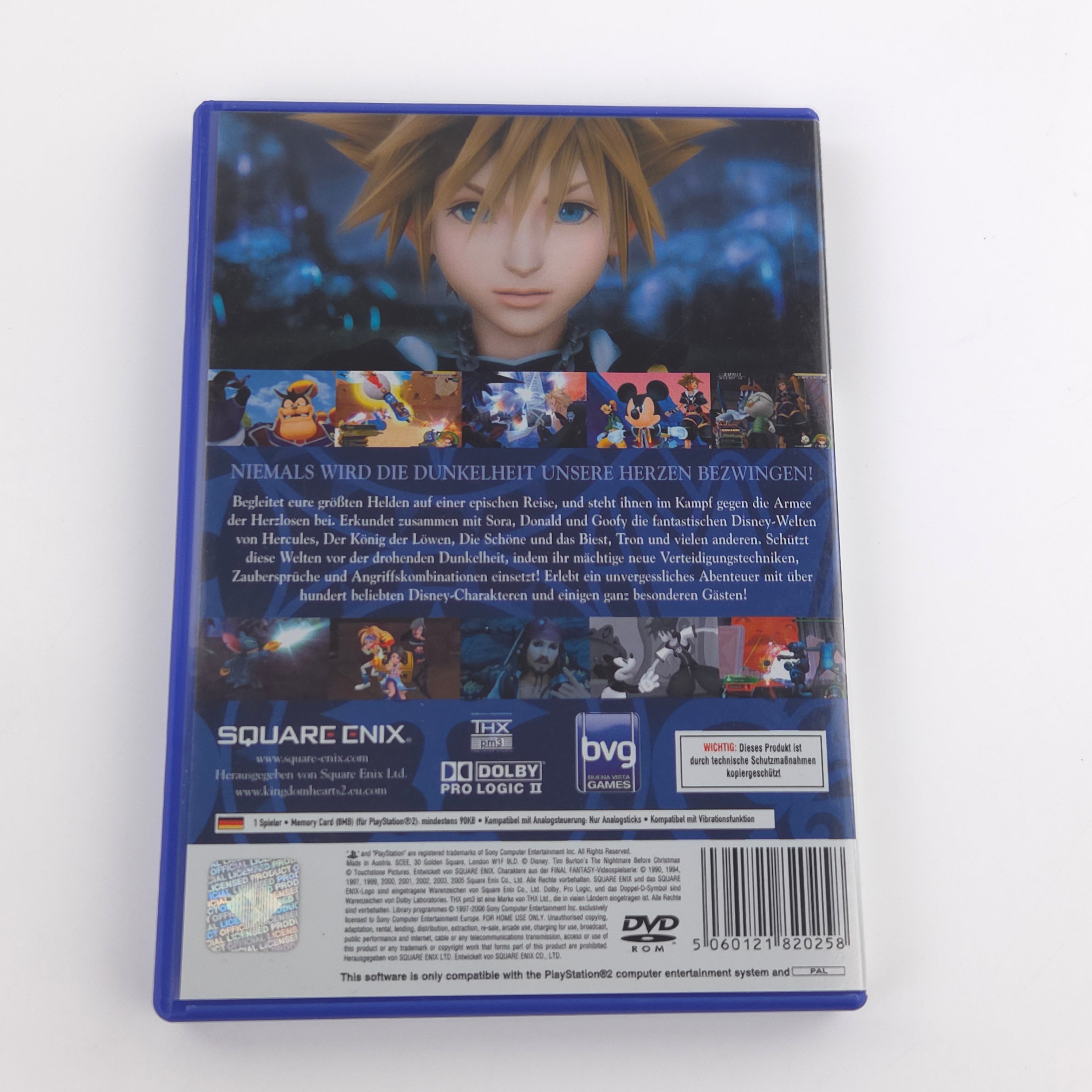 Playstation 2 Spiel – Kingdom Hearts II OVP PAL sehr gut