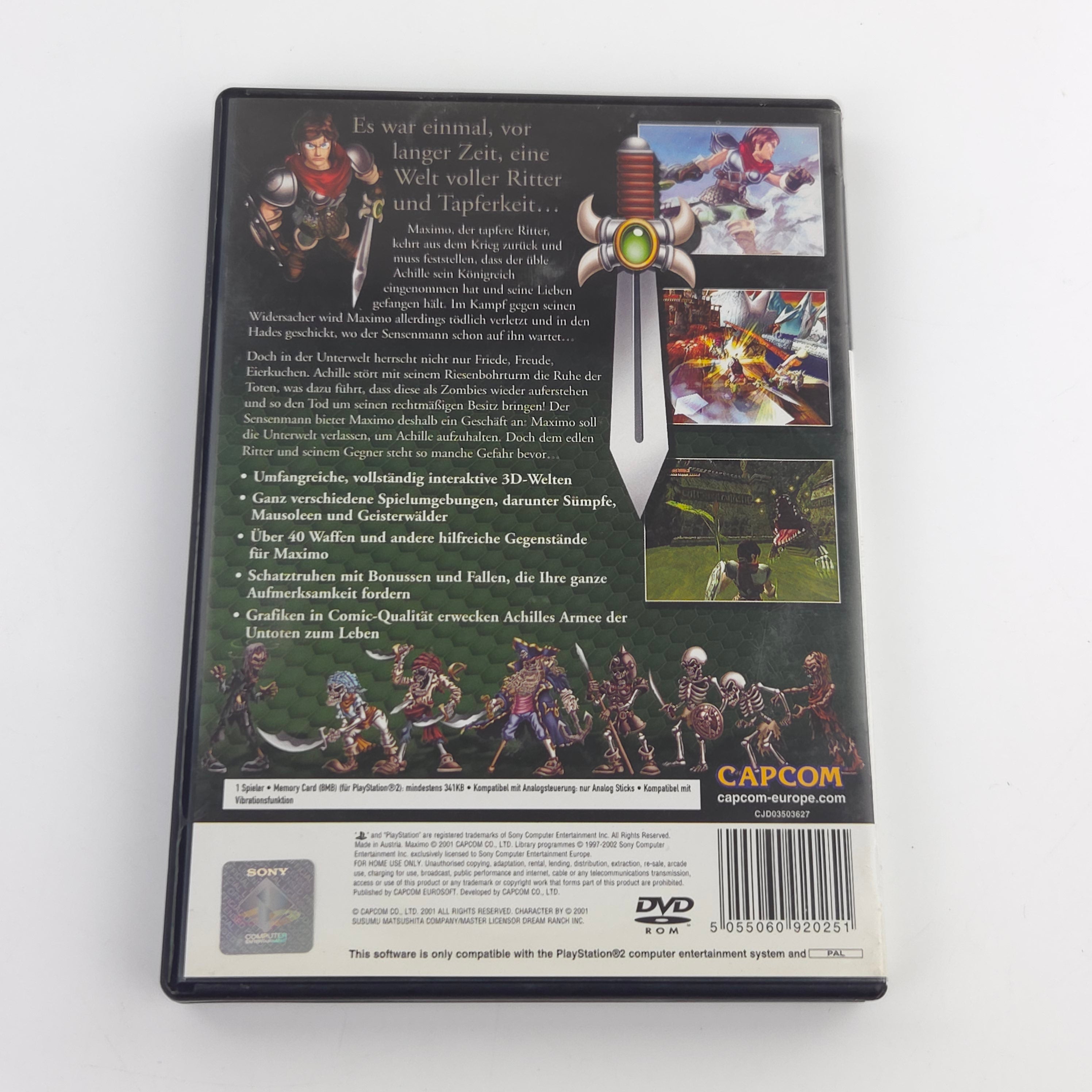 Playstation 2 Spiel – Maximo PS2 OVP PAL Capcom