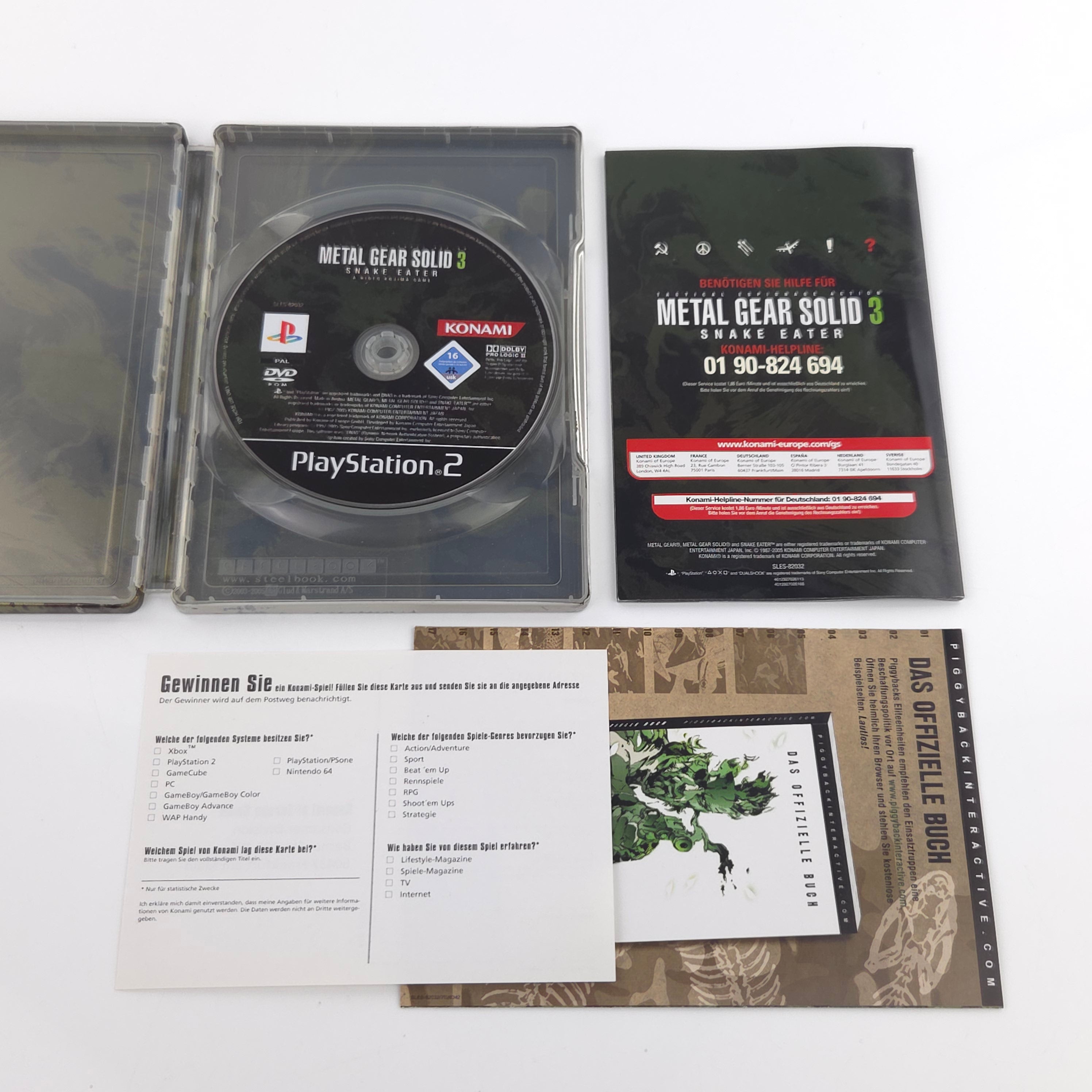 Playstation 2 Spiel – Metal Gear Solid 3 Snake Eater OVP