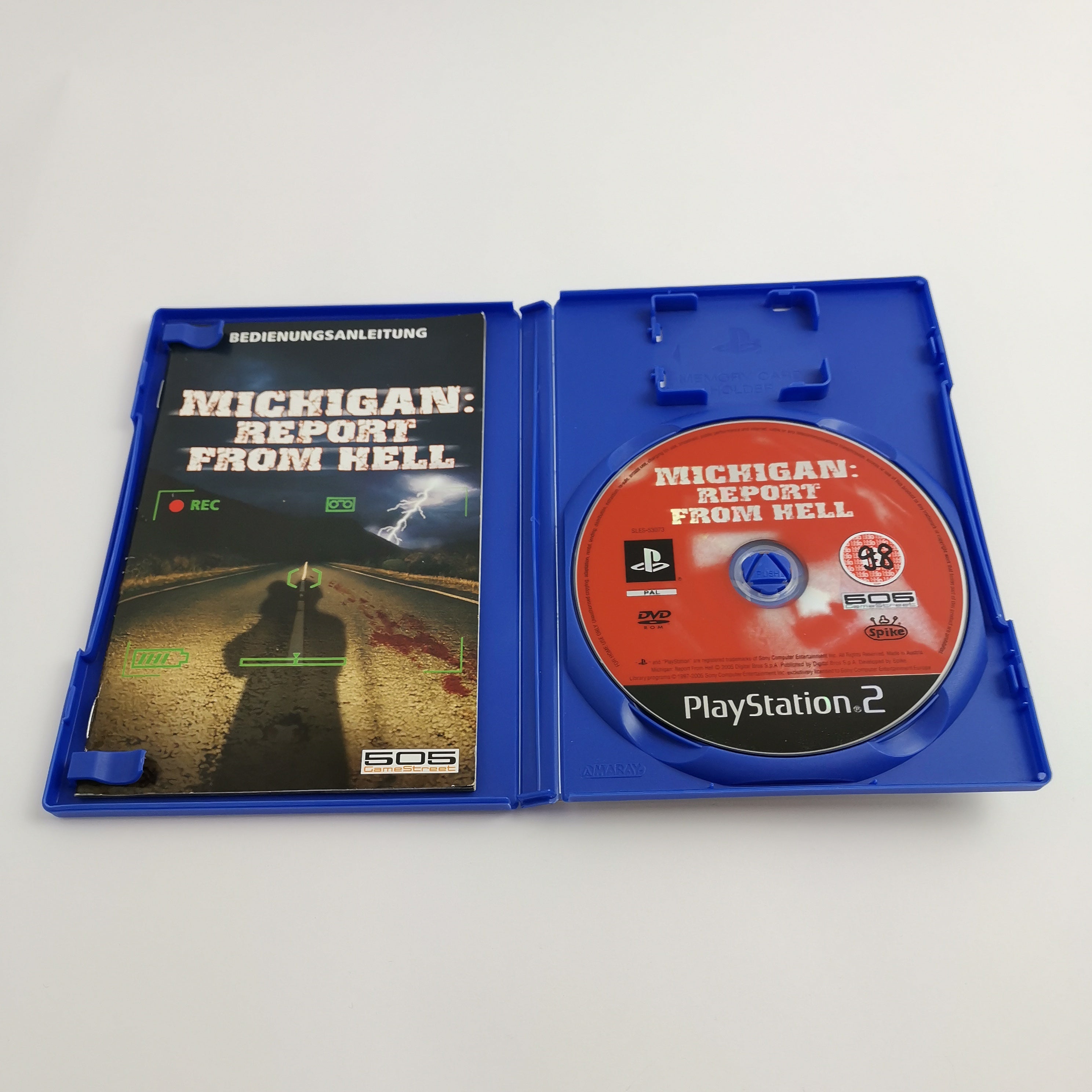 Playstation 2 Spiel – Michigan Report From Hell PS2 OVP PAL