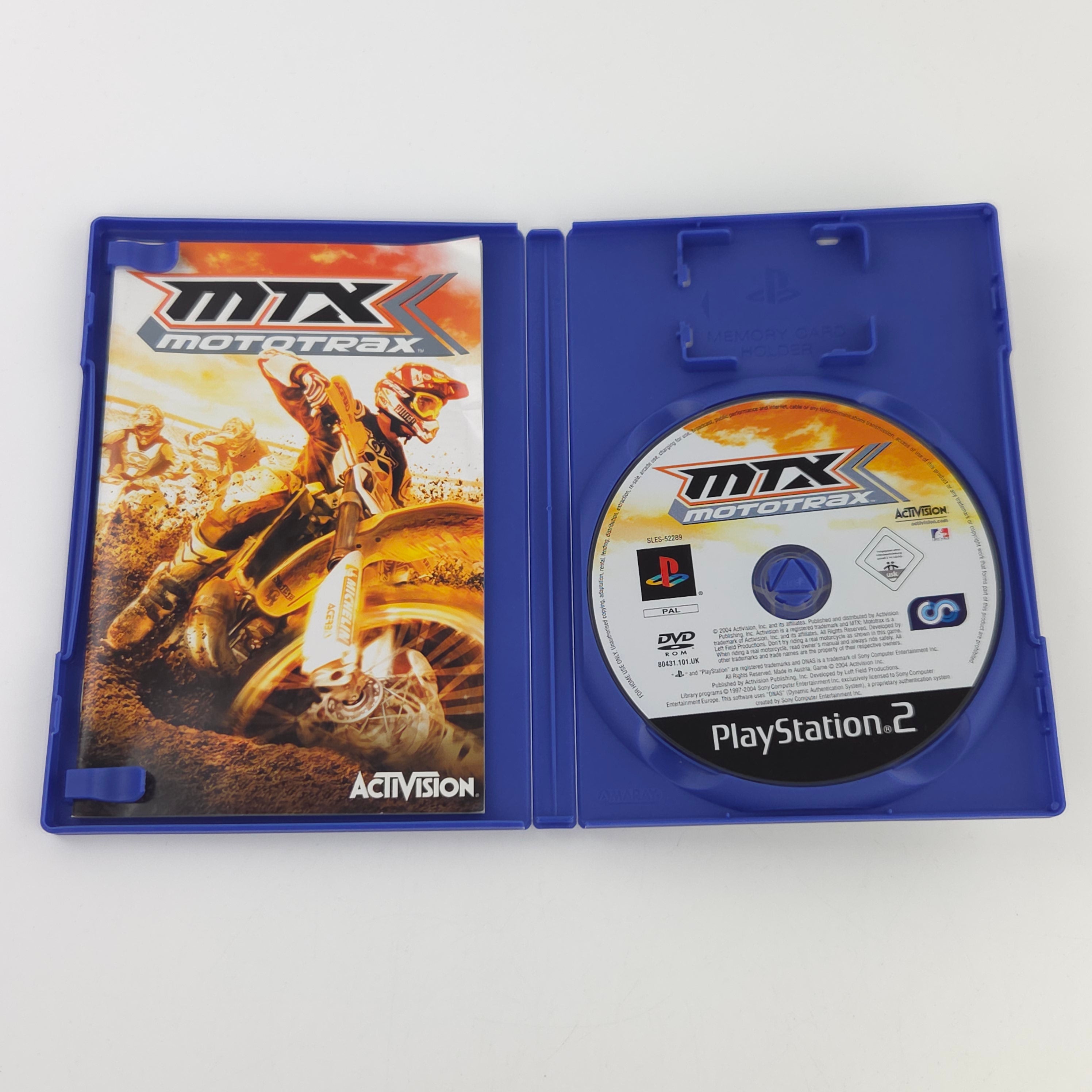 Sony Playstation 2 Spiel: MTX Mototrax - CD Anleitung OVP (PAL DE)