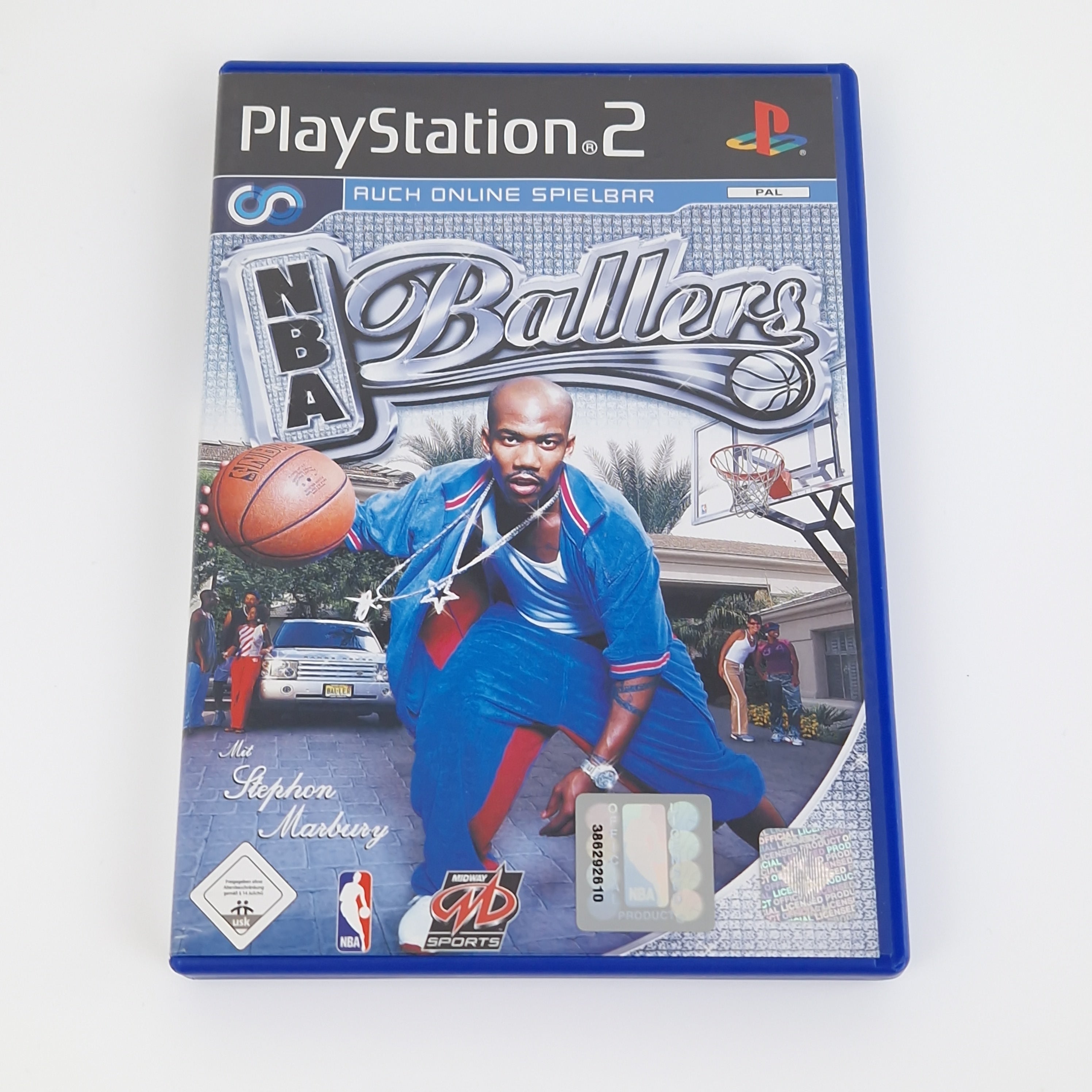 Playstation 2 Spiel – NBA Ballers Basketball OVP PAL