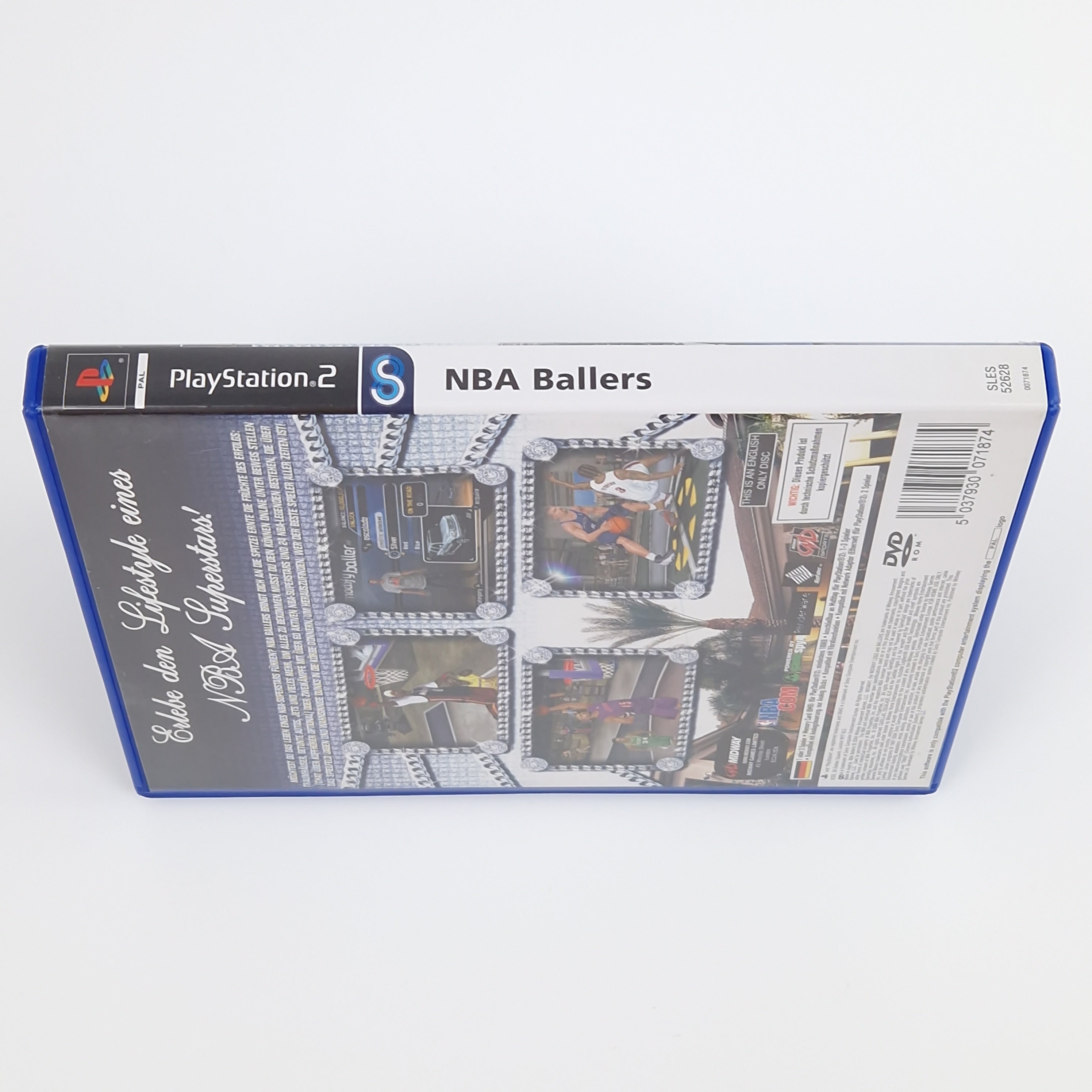 Playstation 2 Spiel – NBA Ballers Basketball OVP PAL