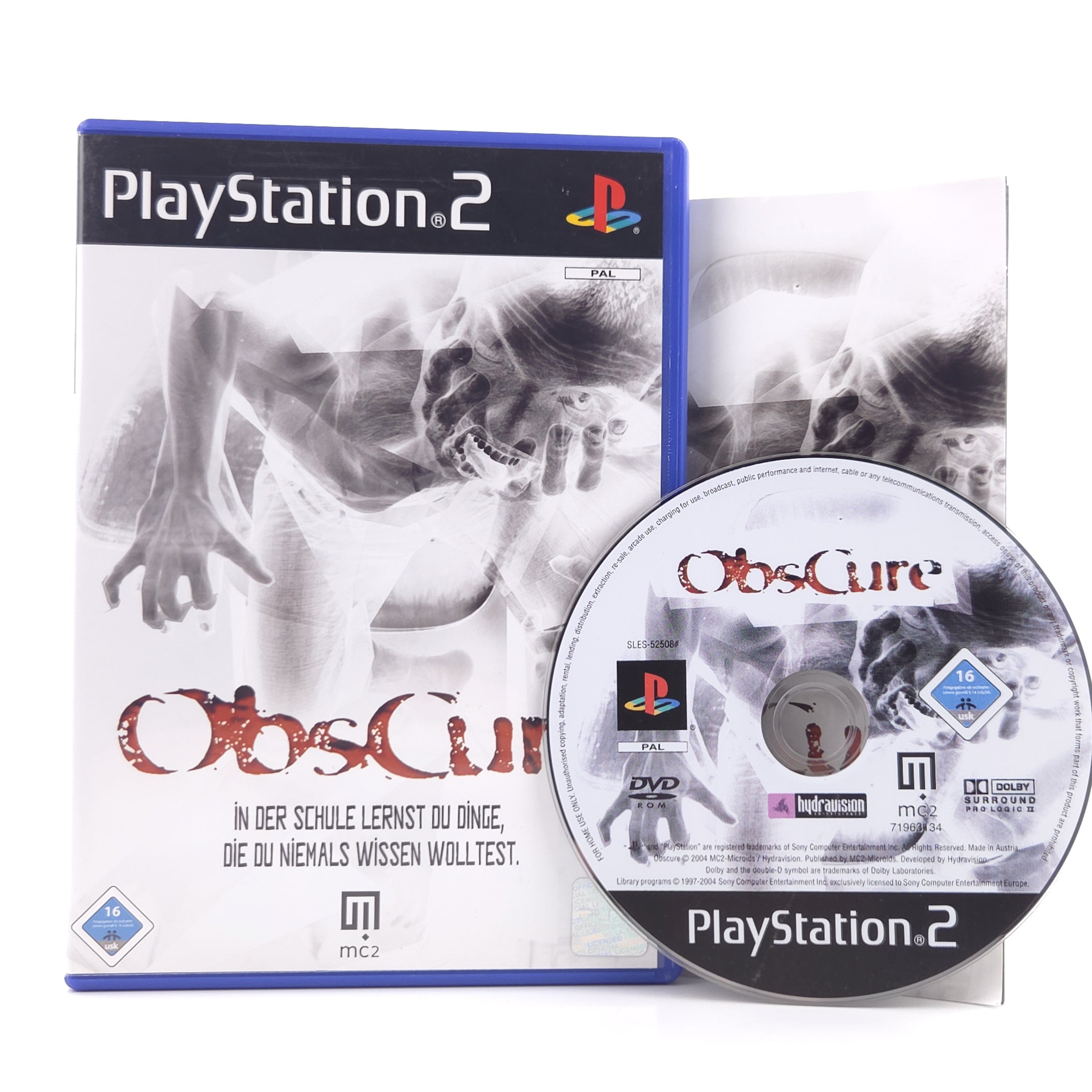 Playstation 2 Spiel – Obscure (PS2 OVP PAL gut)