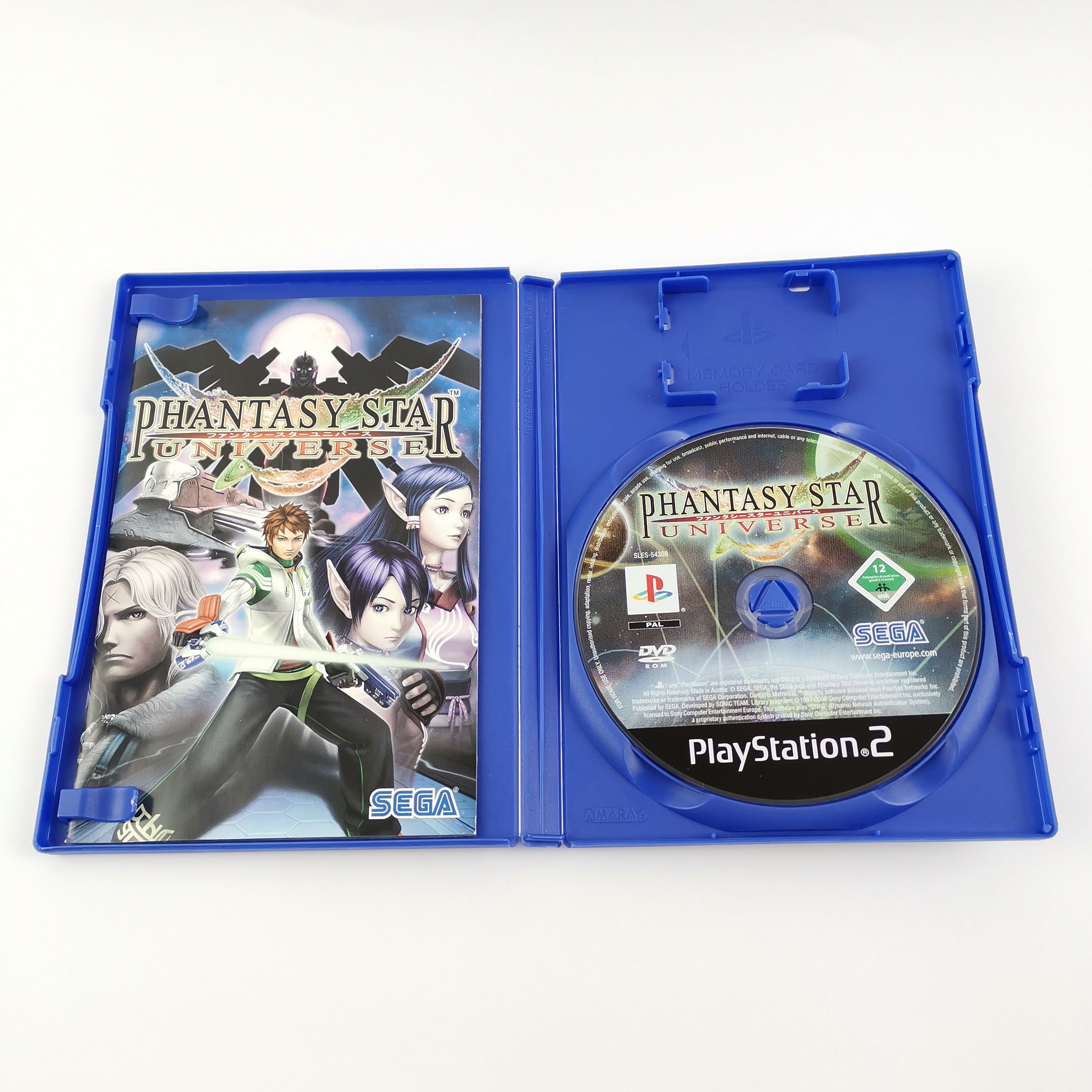 Playstation 2 Spiel – Phantasy Star Universe OVP USA Guide