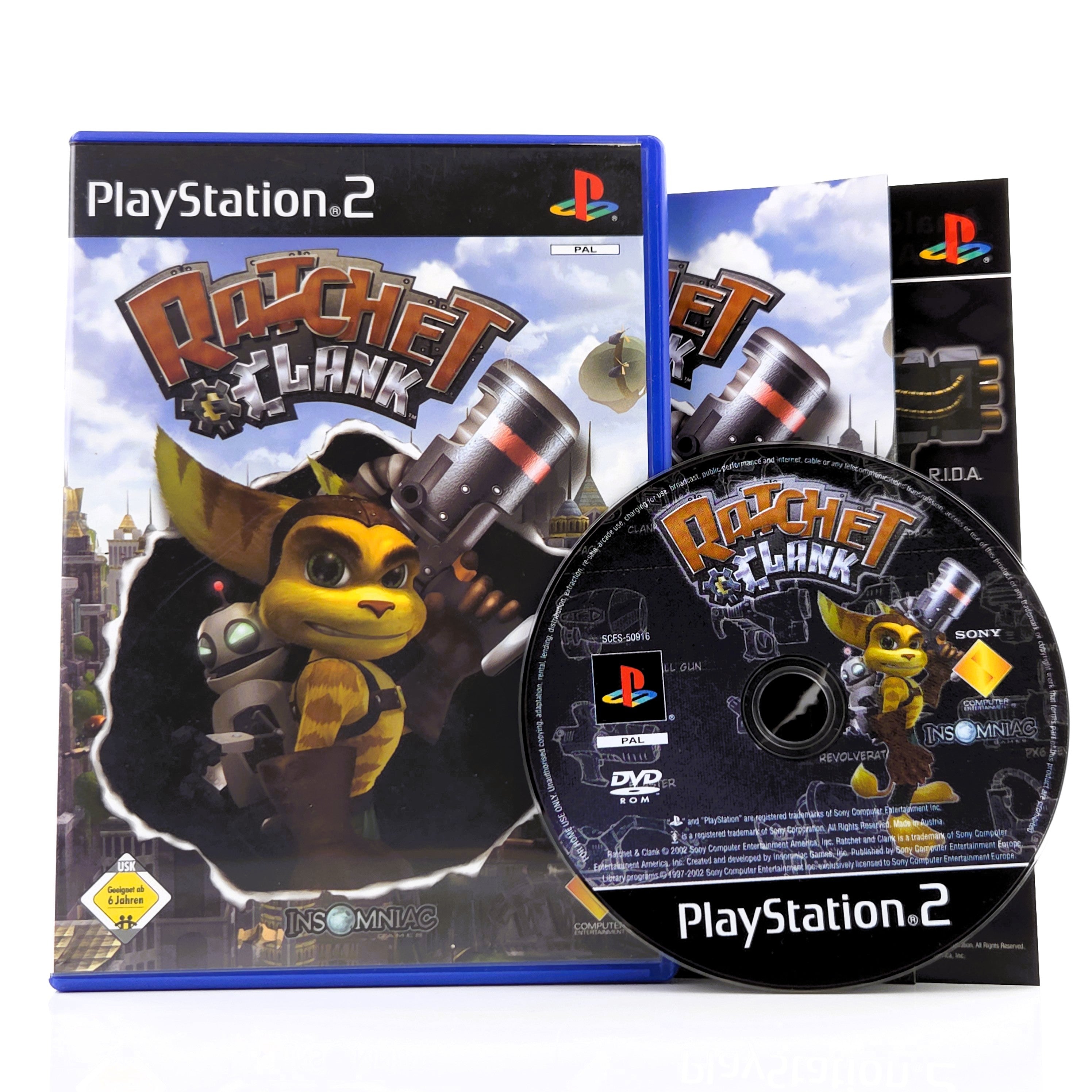 Playstation 2 Spiel – Ratchet & Clank (PS2 OVP PAL)