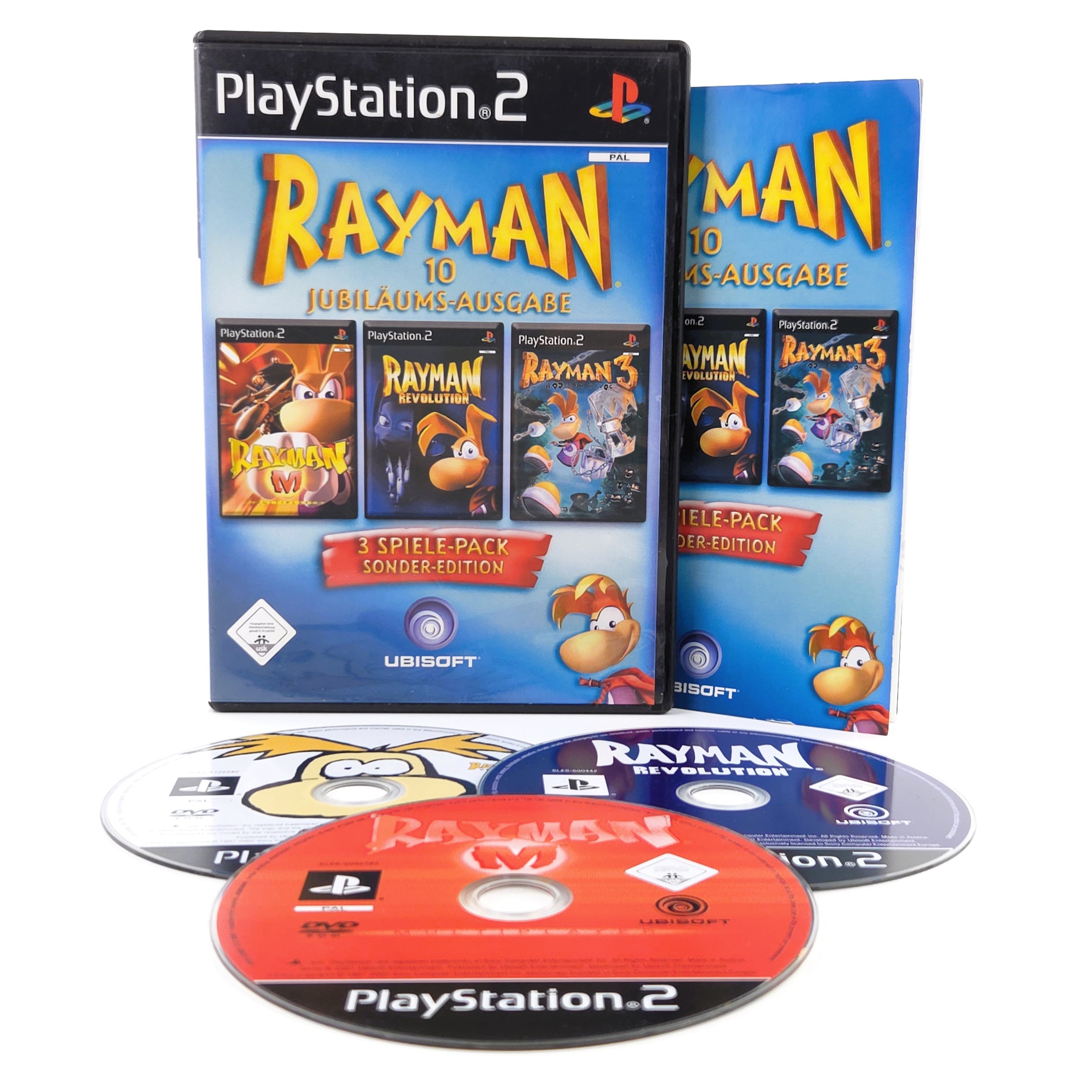 Playstation 2 Spiel – Rayman 10 Jubiläums-Ausgabe OVP PAL