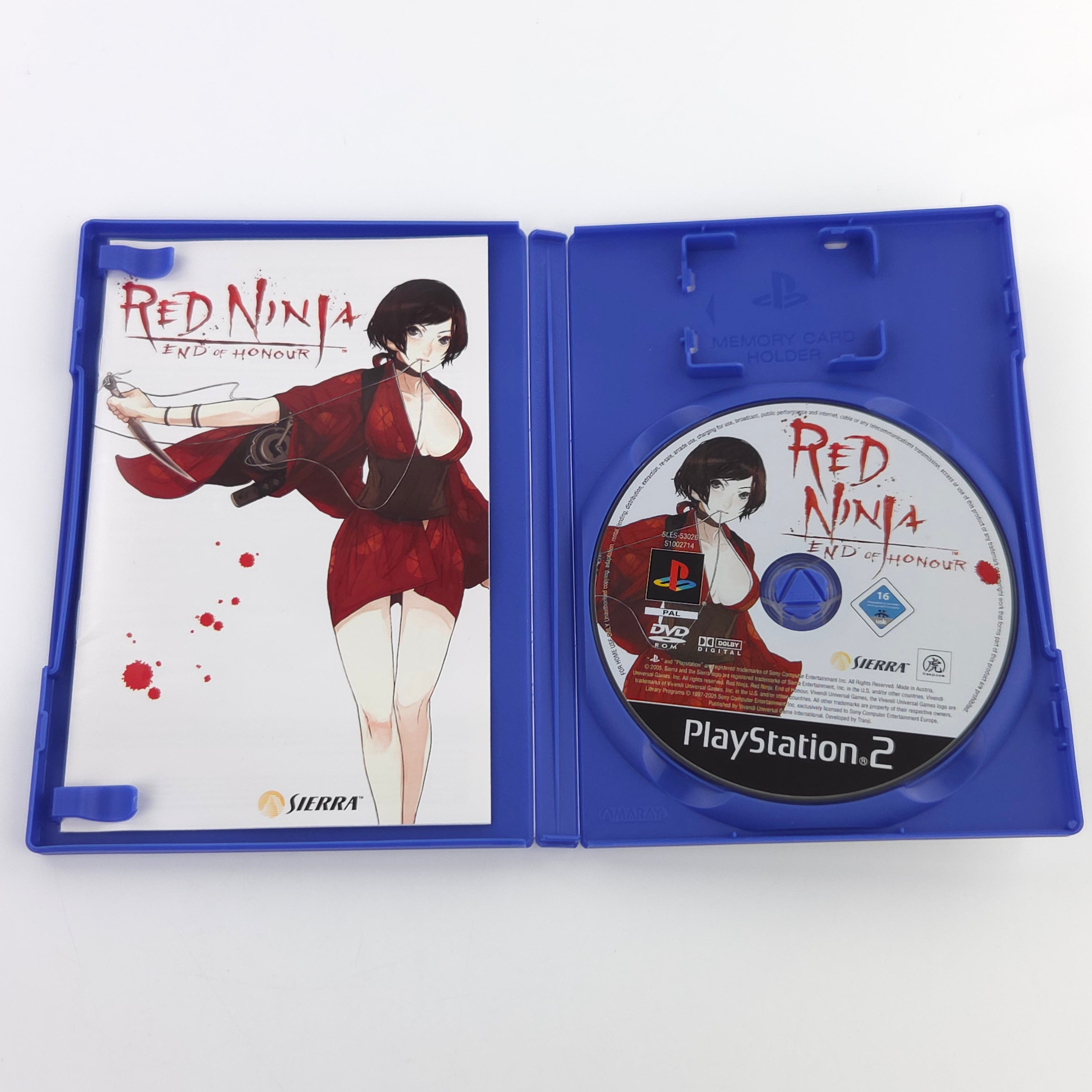 Playstation 2 Spiel – RED Ninja End of Honour (PS2 OVP)