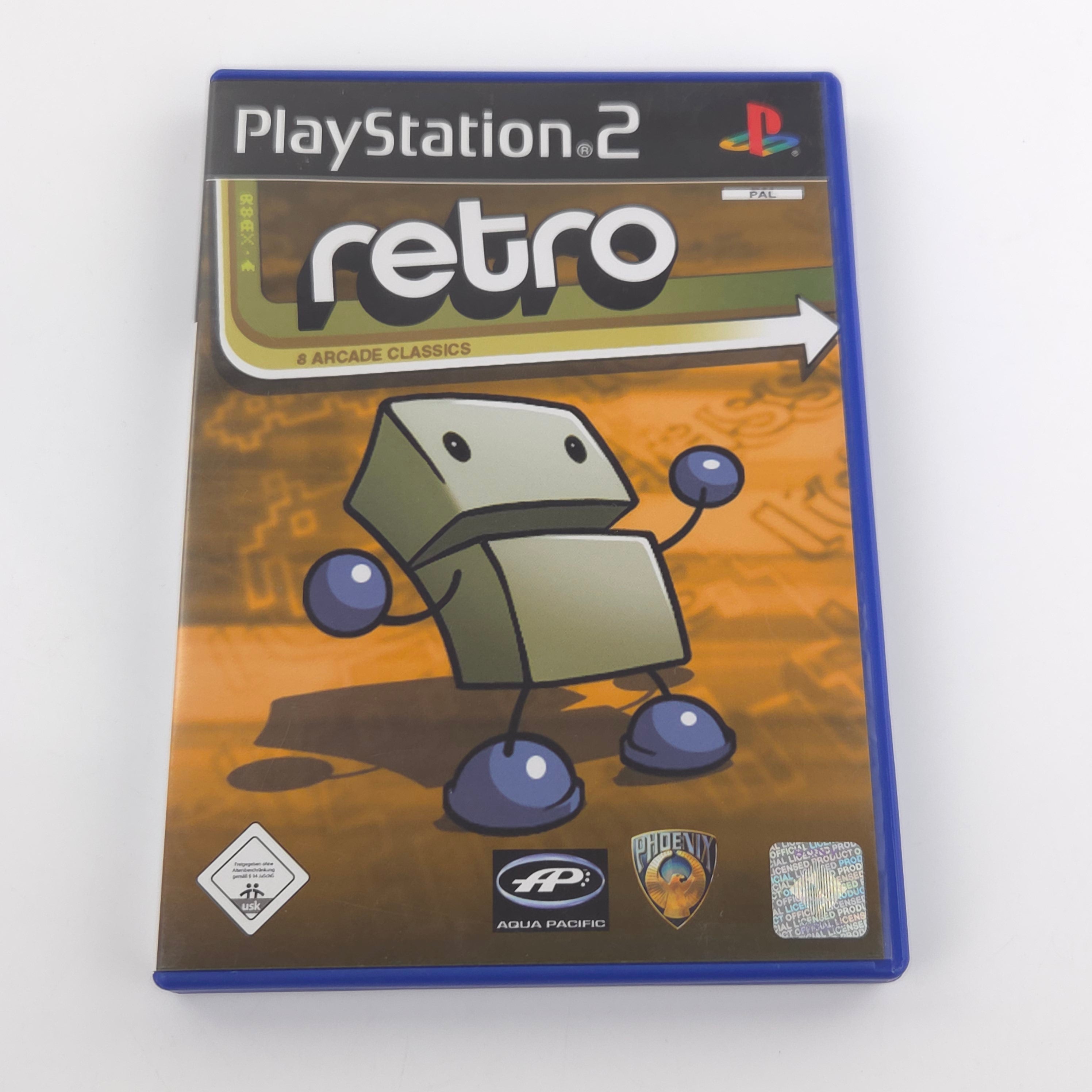 Playstation 2 Spiel – Retro 8 Arcade Classics (OVP PAL)