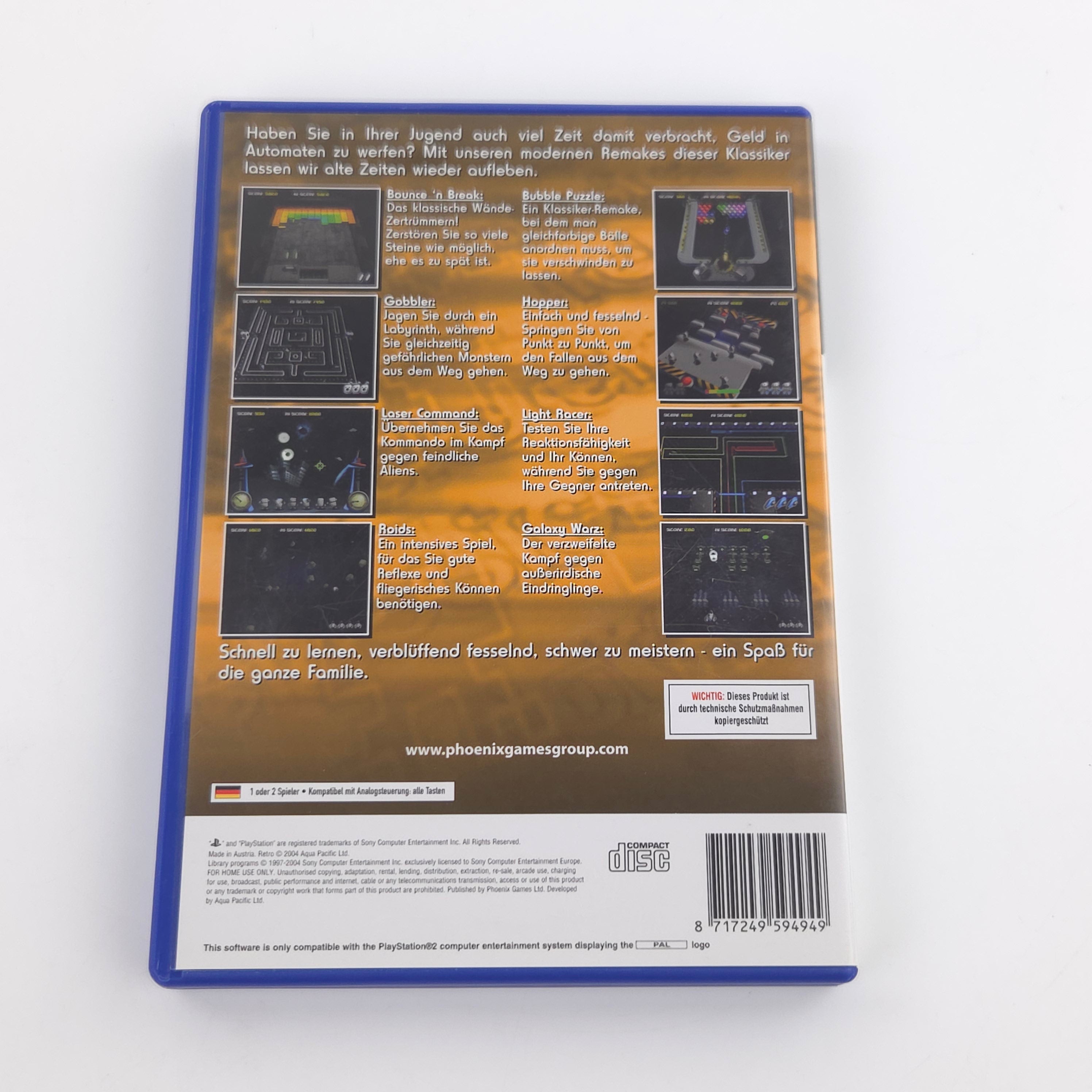 Playstation 2 Spiel – Retro 8 Arcade Classics (OVP PAL)