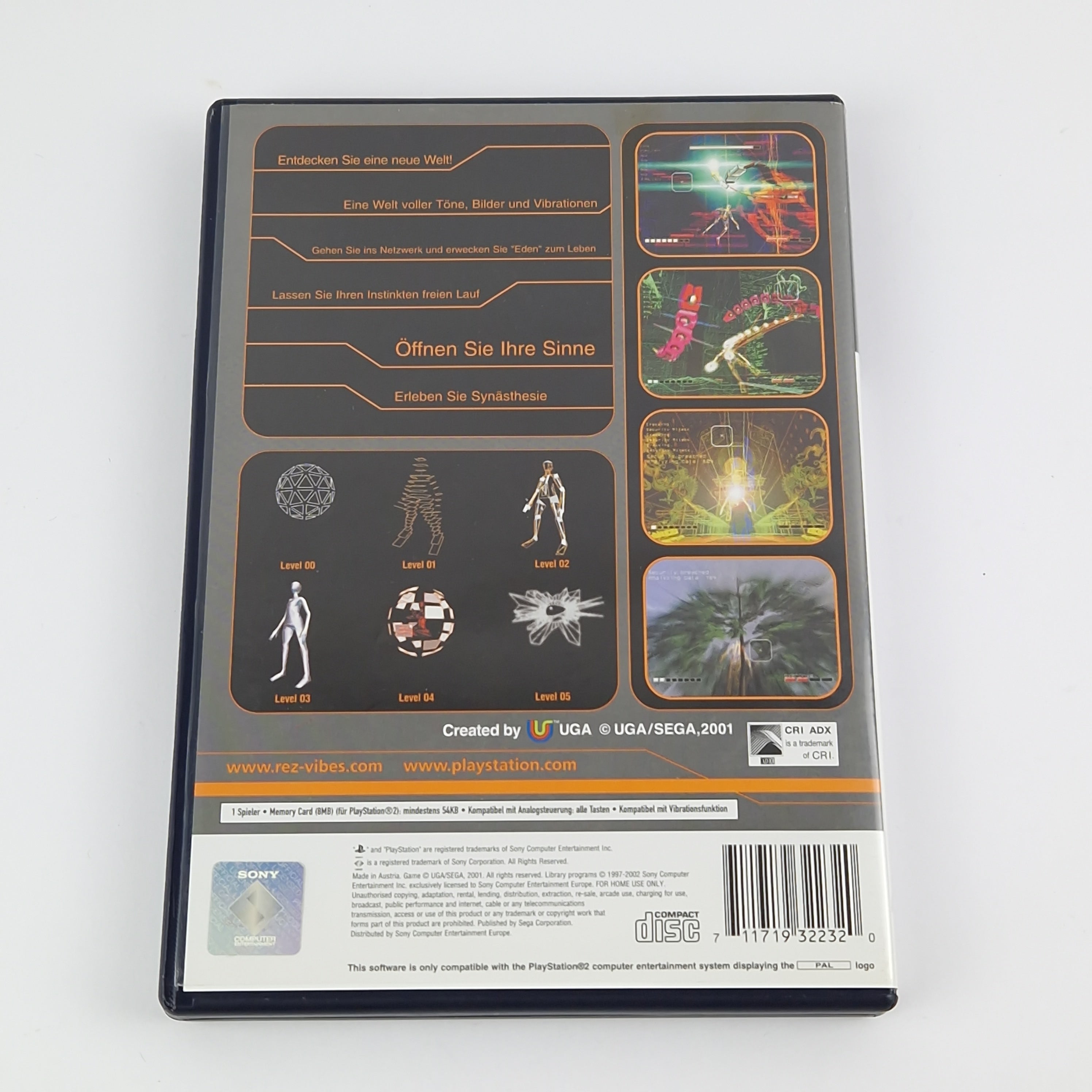 Sony Playstation 2 Spiel: REZ - OVP Anleitung PAL PS2 Game