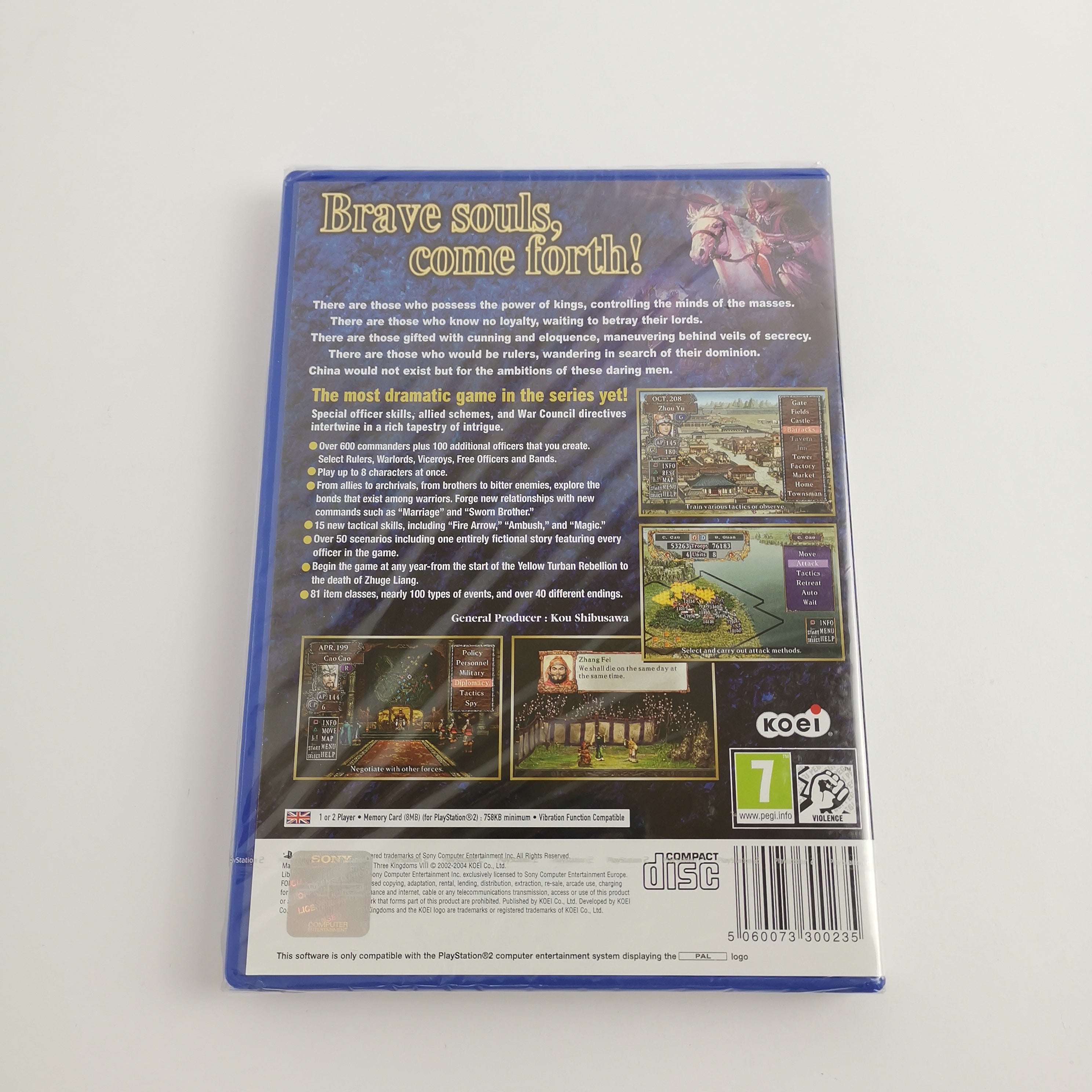 Playstation 2 Spiel – Romance of the Three Kingdoms VIII OVP